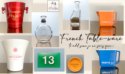 French Tableware to add some Je Ne Sais Quoi