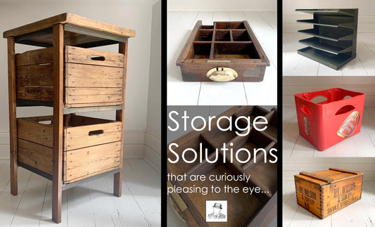 Storage Solutions - that are curiously pleasing to the eye