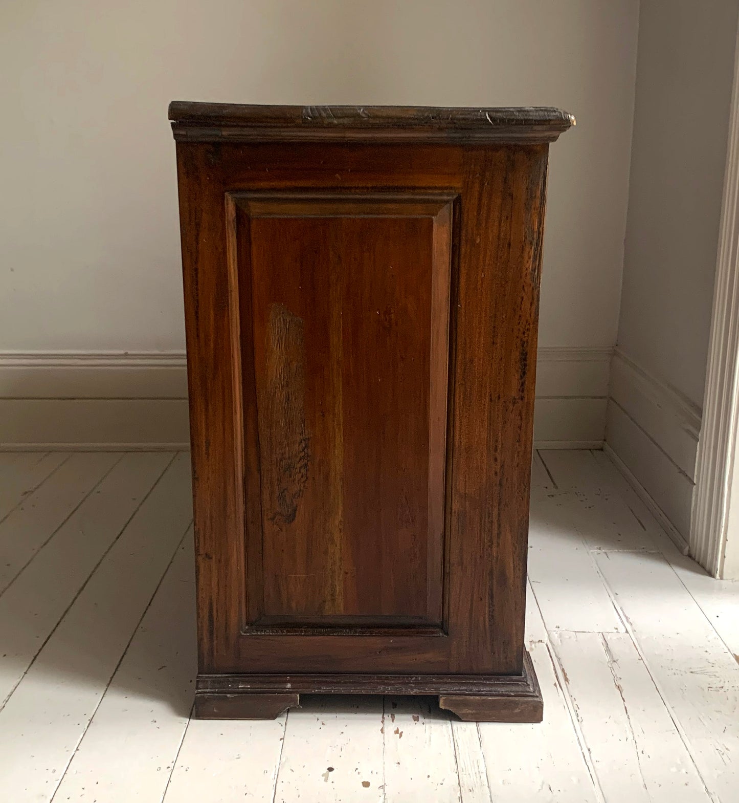 Antique Georgian Two Over Four Mahogany Chest Of Drawers