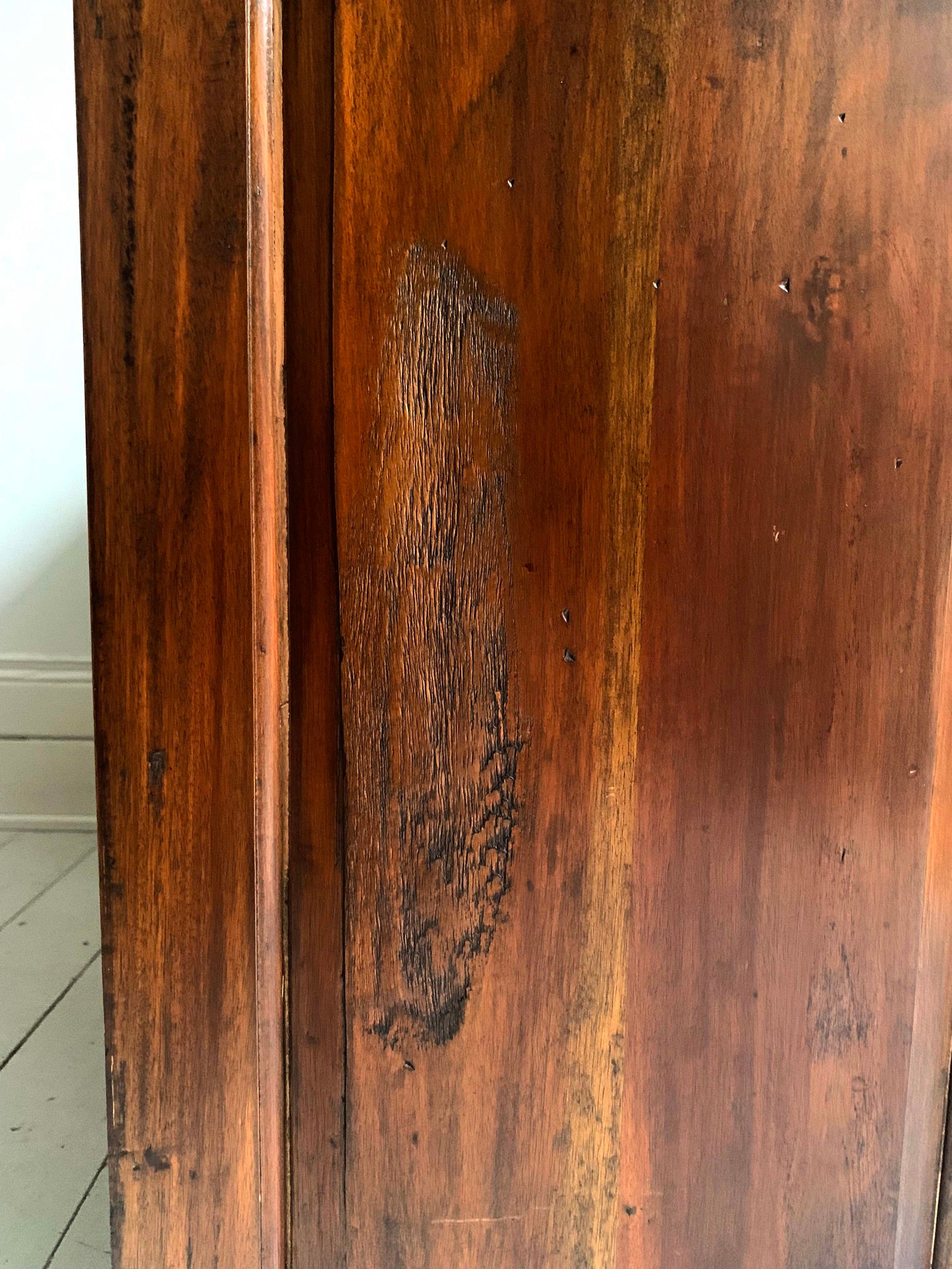 Antique Georgian Two Over Four Mahogany Chest Of Drawers