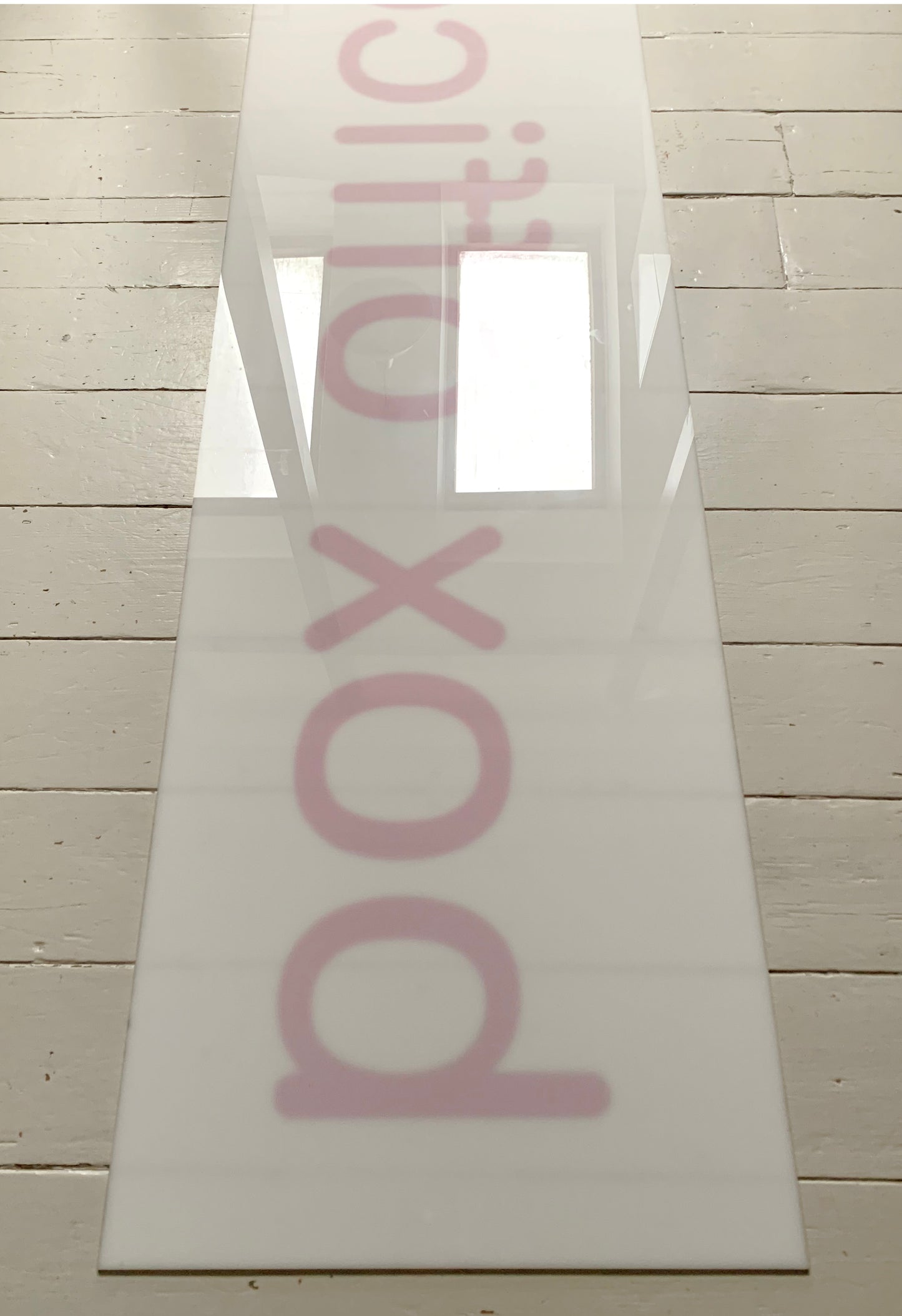 Large Original Kentish Town Forum HMV BOX OFFICE venue signage opaque Perspex