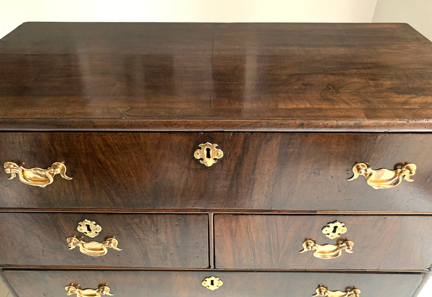 Stunning Antique Oak Four Drawer Chest of Drawers on Jacobean Style Stand