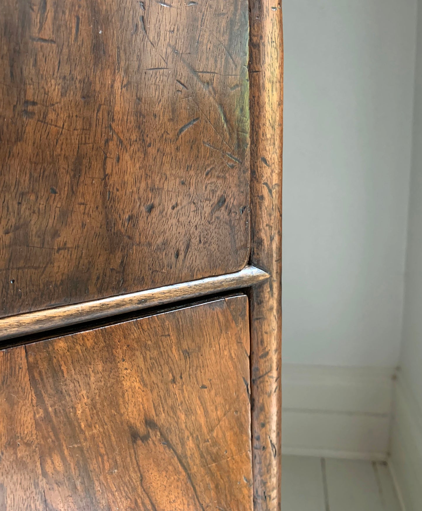 Stunning Antique Oak Four Drawer Chest of Drawers on Jacobean Style Stand