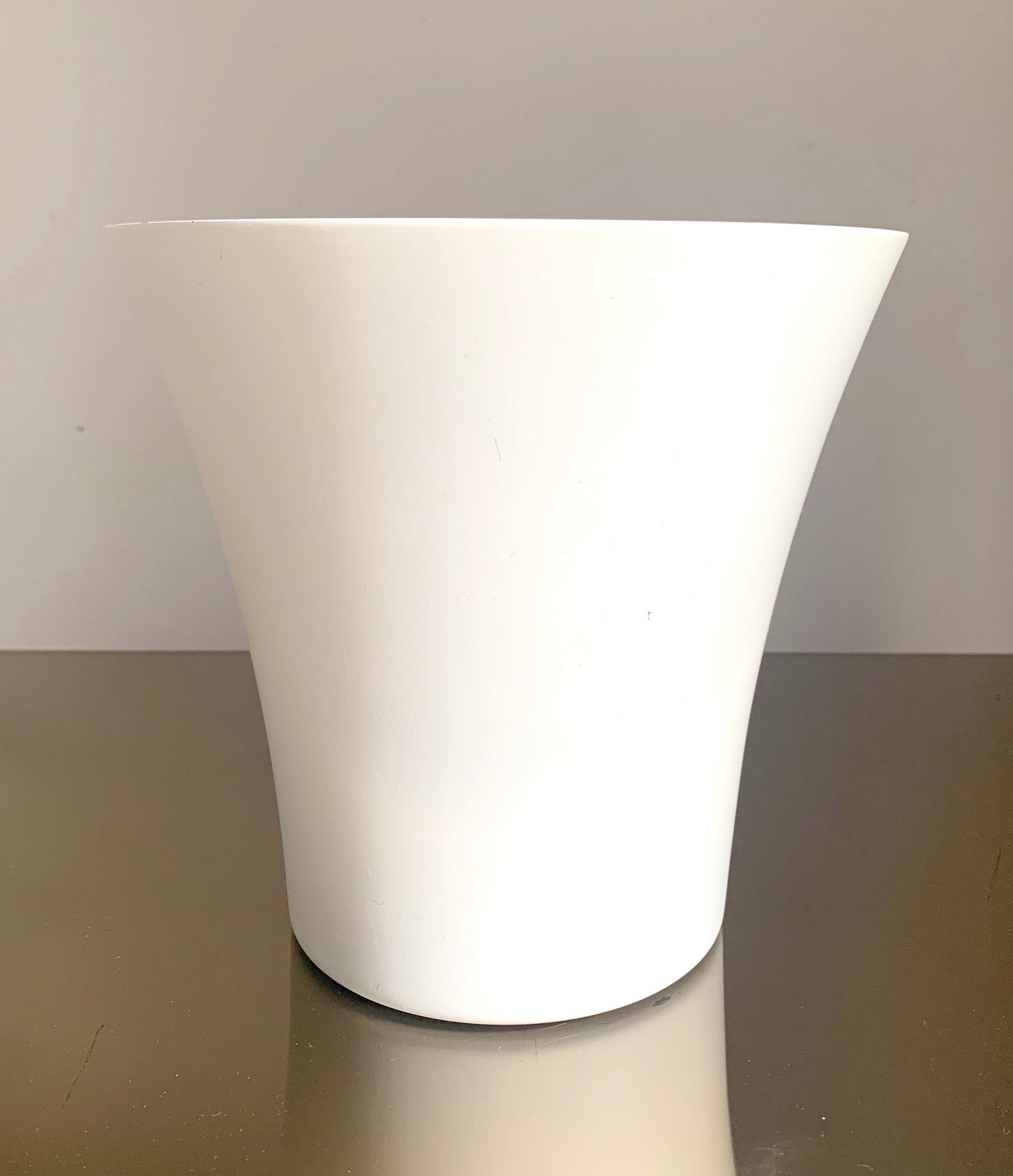 Vintage French Taittinger Champagne Metal White/Pale Cream Ice Bucket