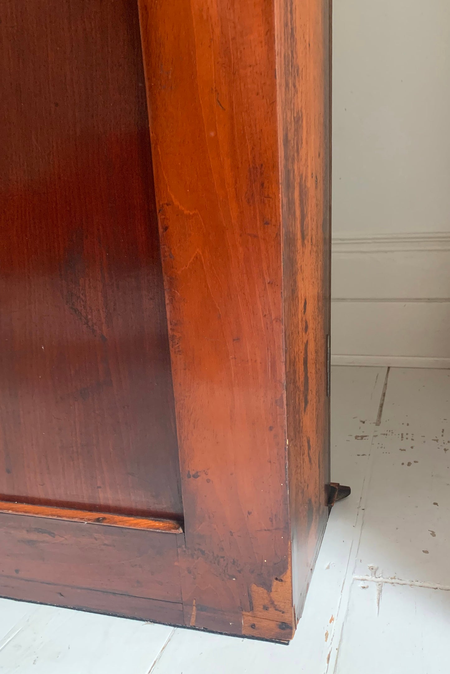 Victorian Mahogany Display Bookcase Apothecary Lockable Cabinet w/ Glazed Door