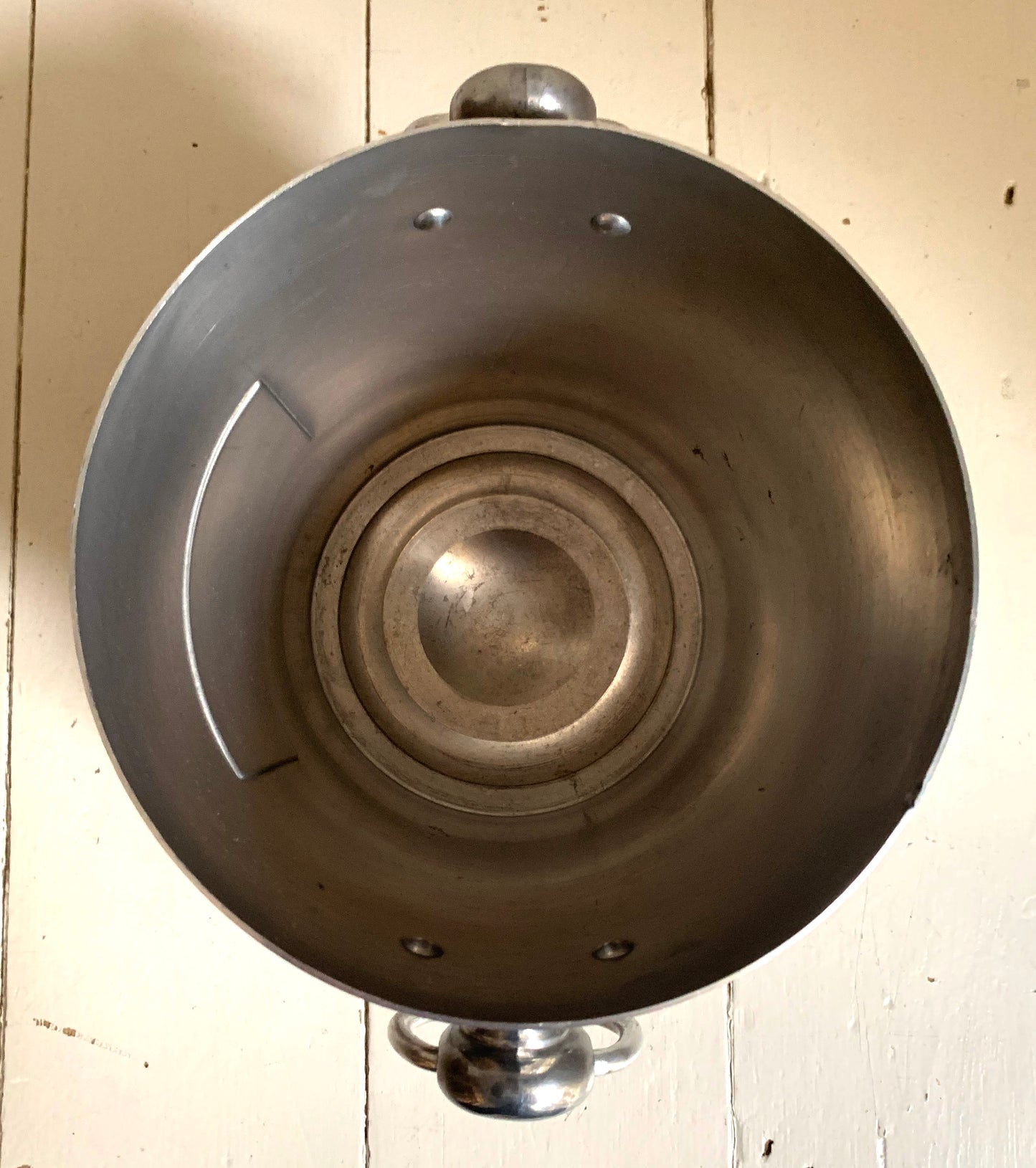 Vintage French Mailly Champagne Aluminium Ice Bucket