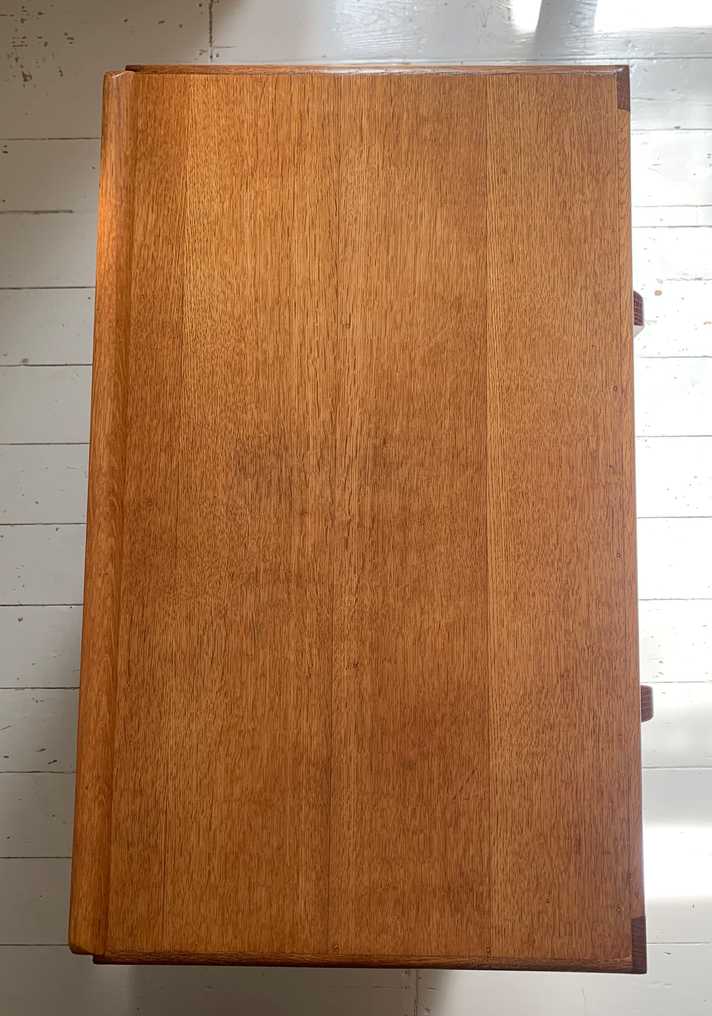 Vintage Mid Century Oak Three Drawer Chest of Drawers, Beautiful Detailing