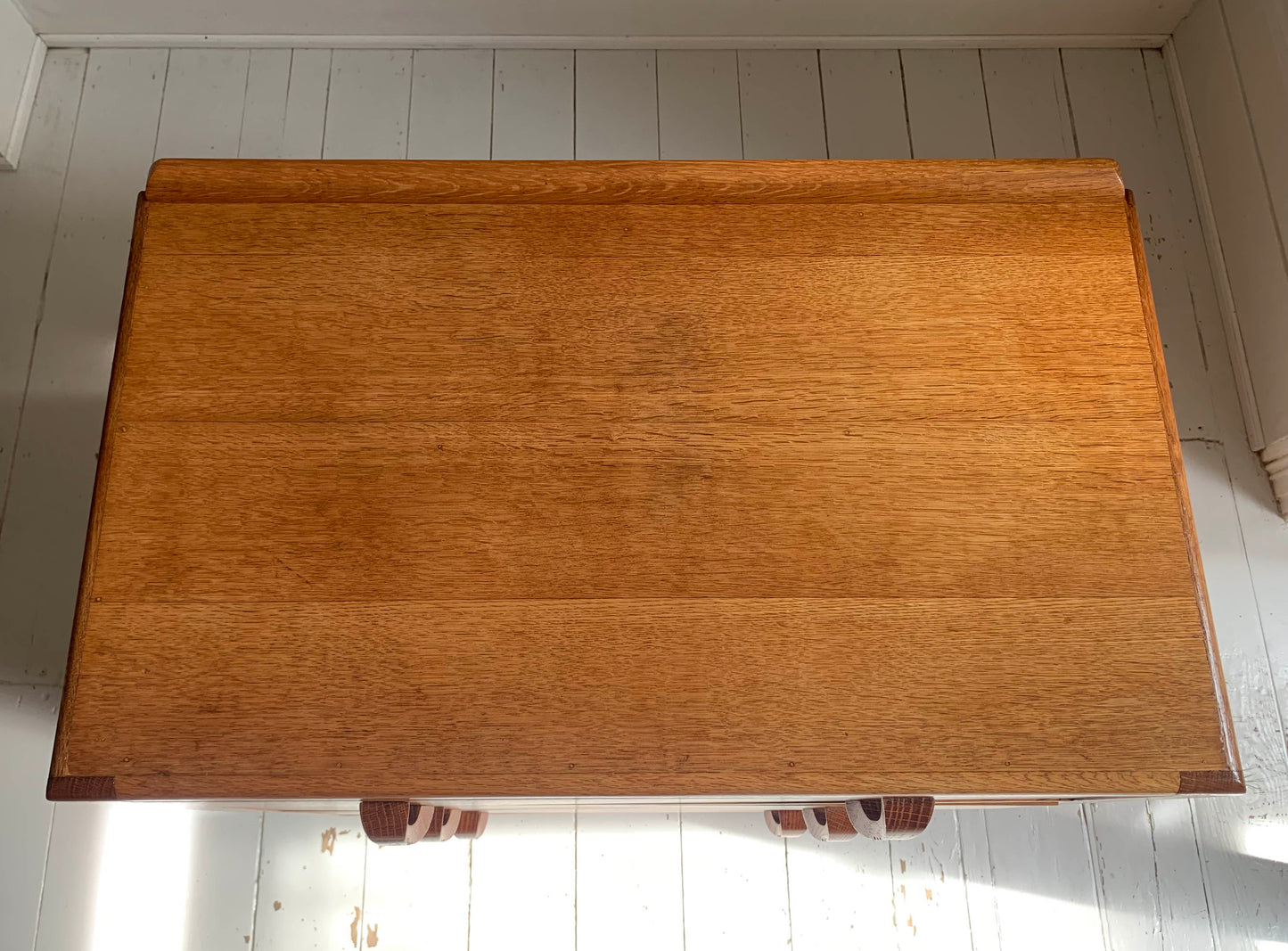 Vintage Mid Century Oak Three Drawer Chest of Drawers, Beautiful Detailing