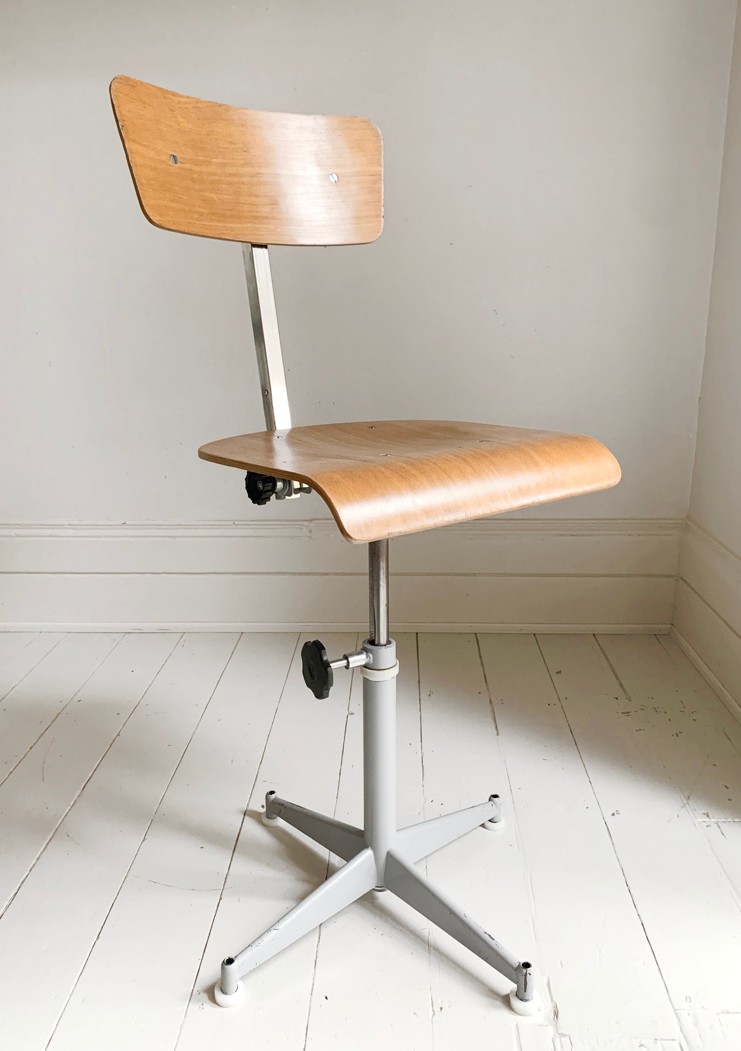 Vintage Architect / drawing office chair with adjustable height, 1980s, VGC #1