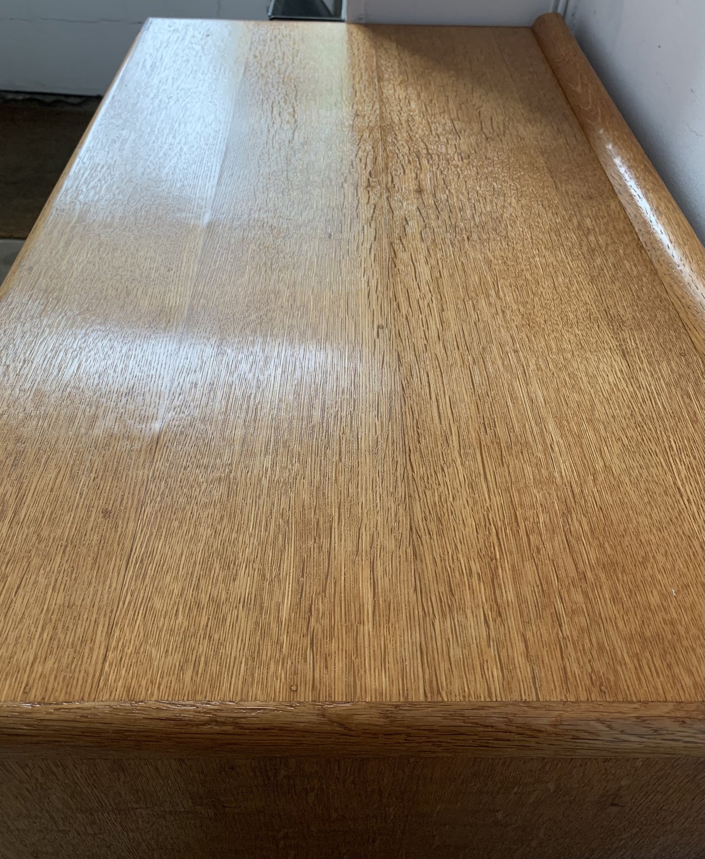 Vintage Mid Century Oak Three Drawer Chest of Drawers, Beautiful Detailing
