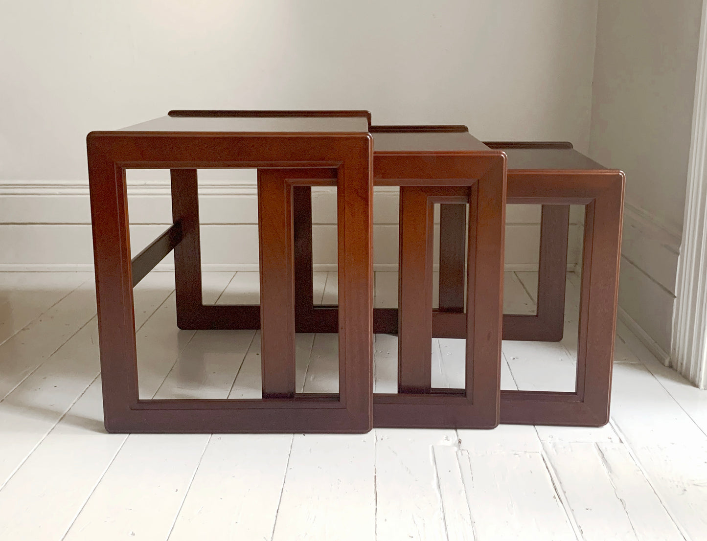 Set of 3 G Plan Teak Nesting Tables, Mid Century Modern, In Excellent Condition
