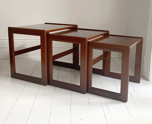 Set of 3 G Plan Teak Nesting Tables, Mid Century Modern, In Excellent Condition
