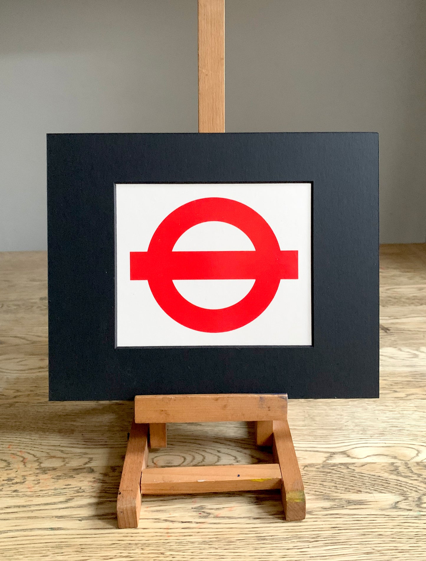 Genuine Vintage 'Central Line' Paper Roundel - 10x8in - Ready to Frame