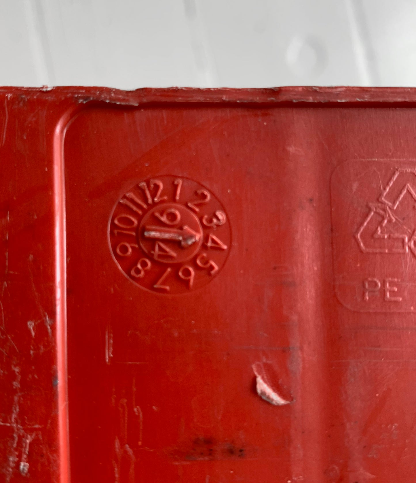 Vintage French Coca Cola / Coke Red Stacking Bottle Crate. Dated 1994