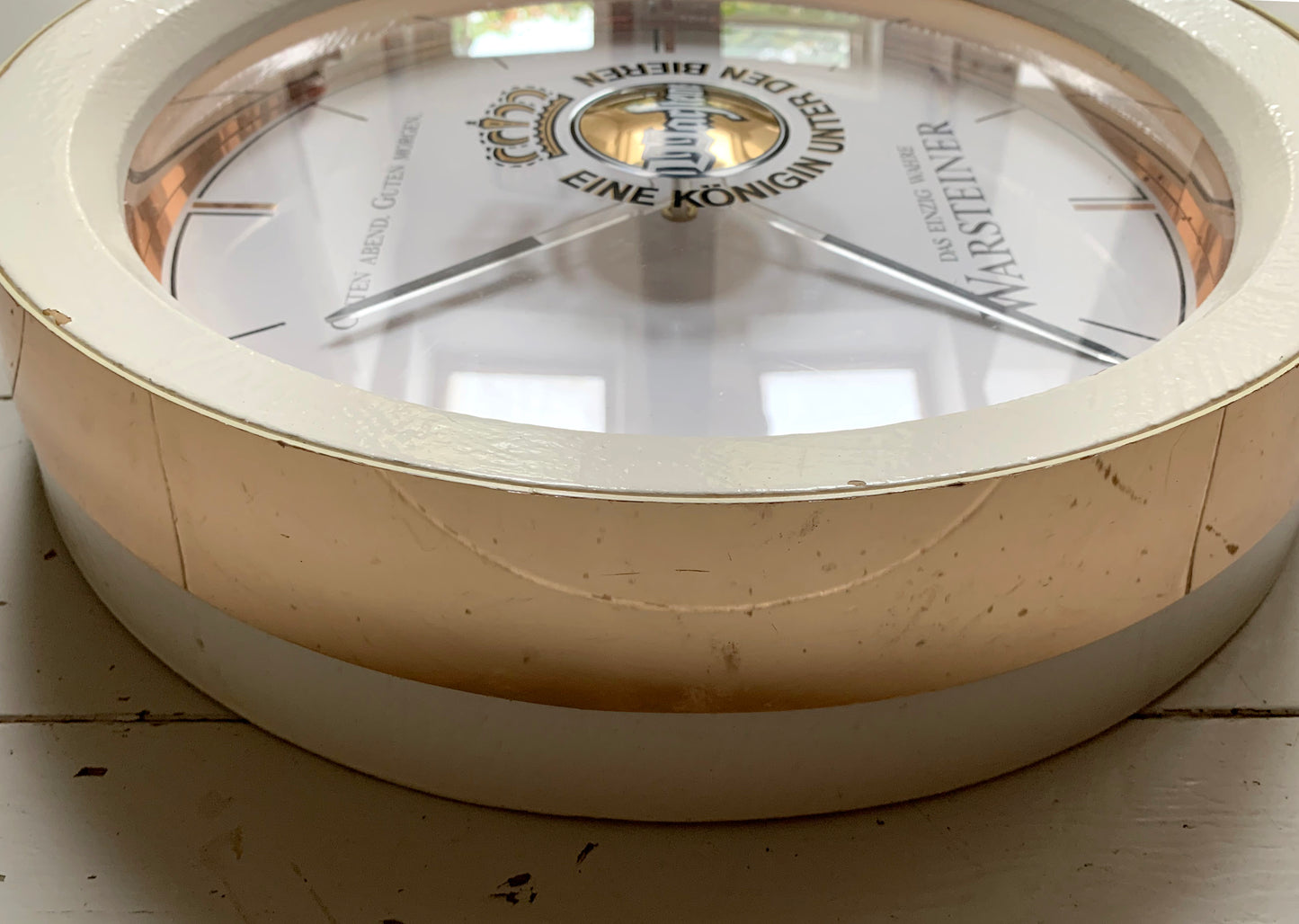Rare Promotional Clock For 'Warsteiner' - German Beer / Working Clock / Man Cave