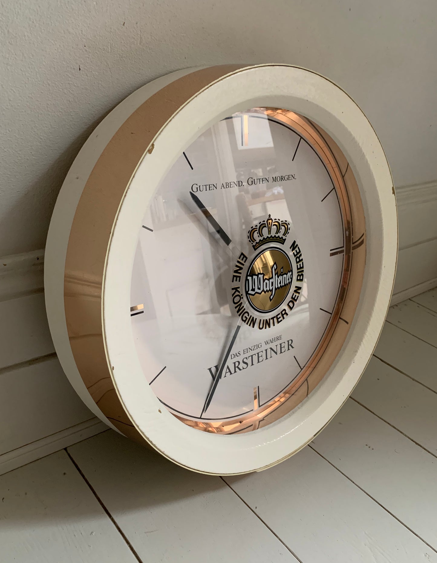 Rare Promotional Clock For 'Warsteiner' - German Beer / Working Clock / Man Cave