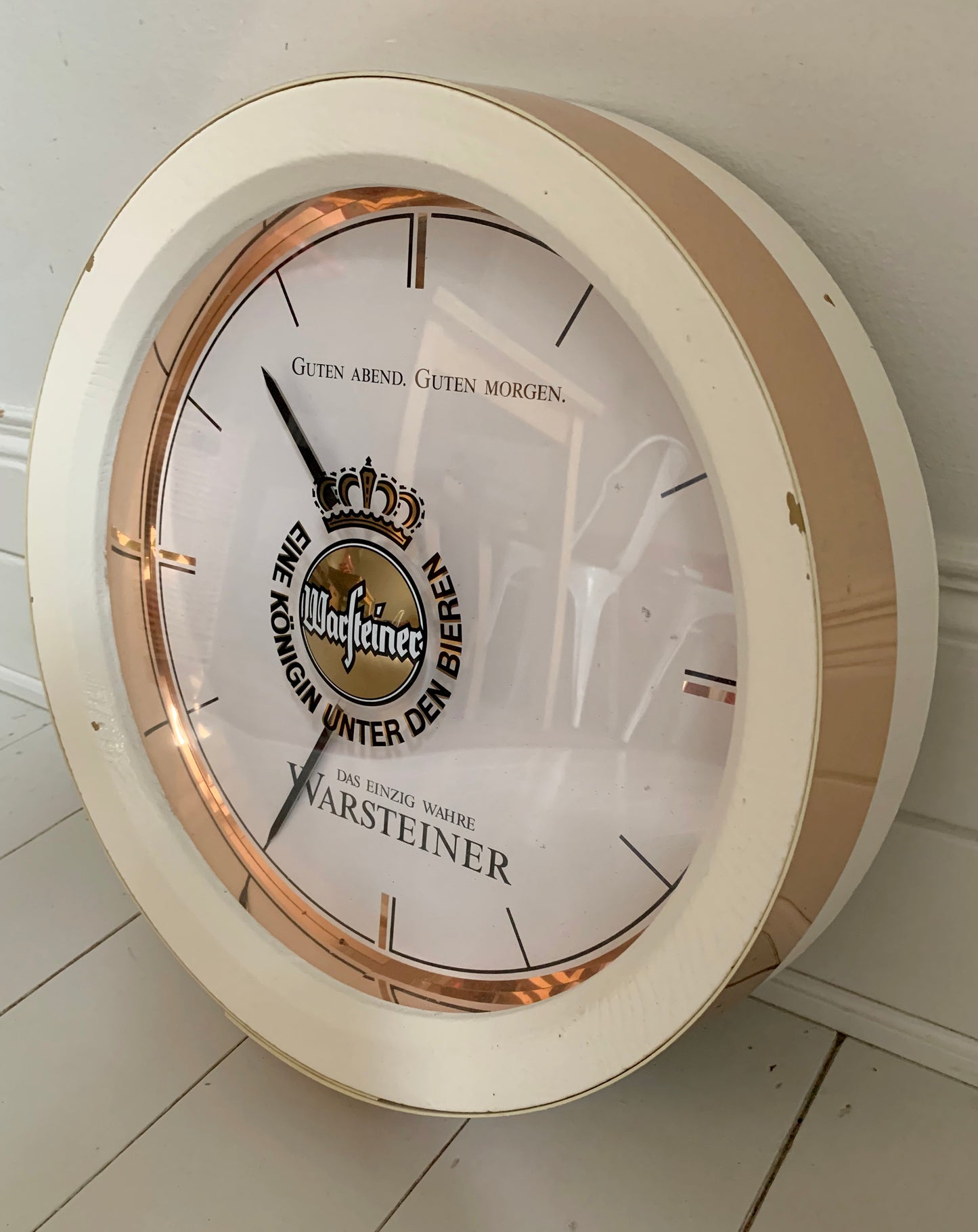 Rare Promotional Clock For 'Warsteiner' - German Beer / Working Clock / Man Cave
