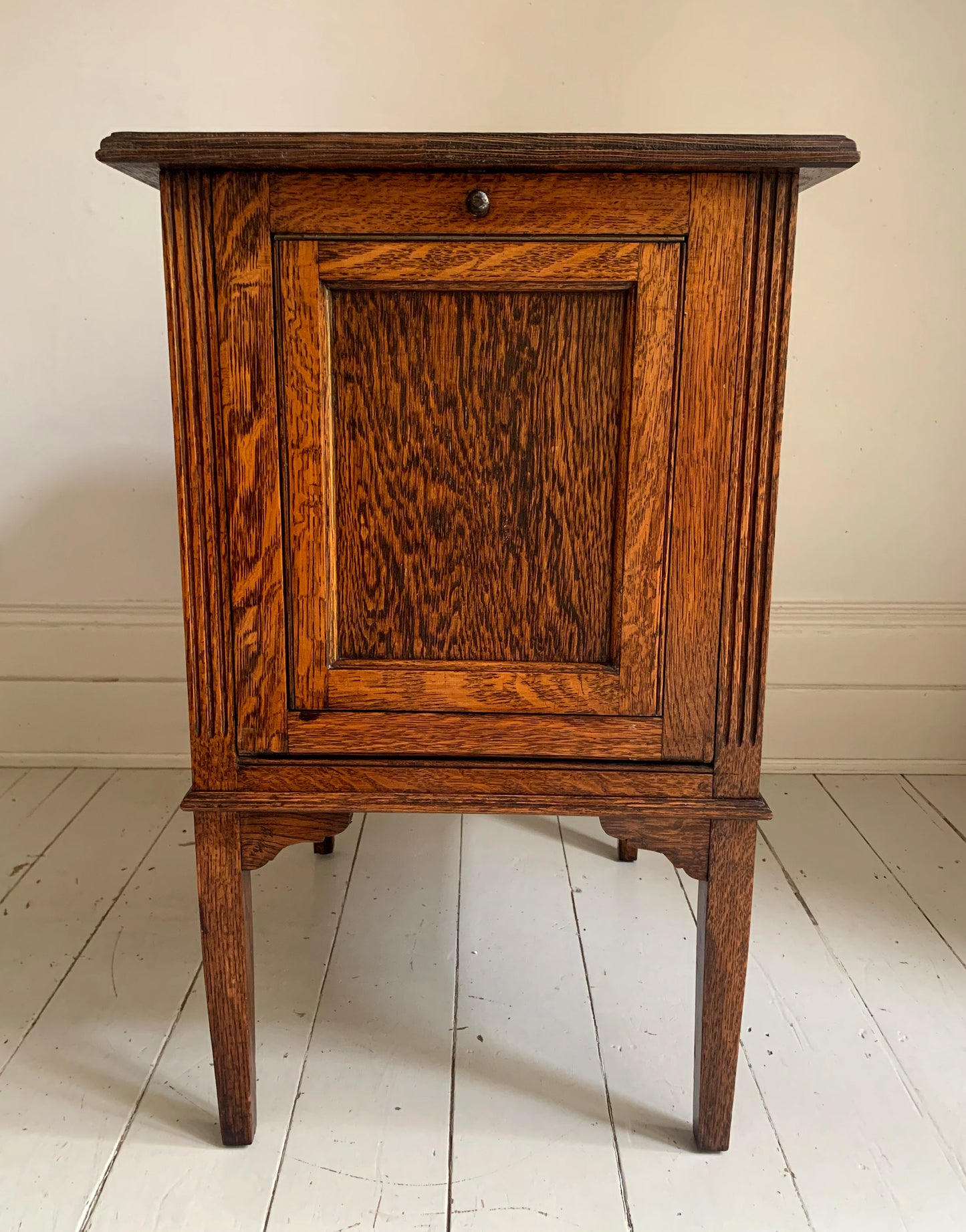 1930s Oak Filing Cabinet with Drop Down Front & Pull Out Filing - Barkingside