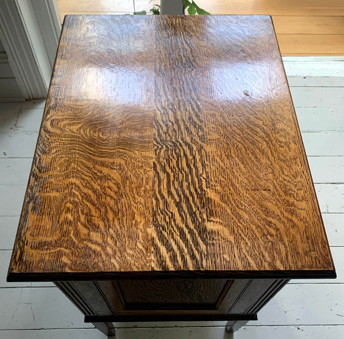 1930s Oak Filing Cabinet with Drop Down Front & Pull Out Filing - Barkingside
