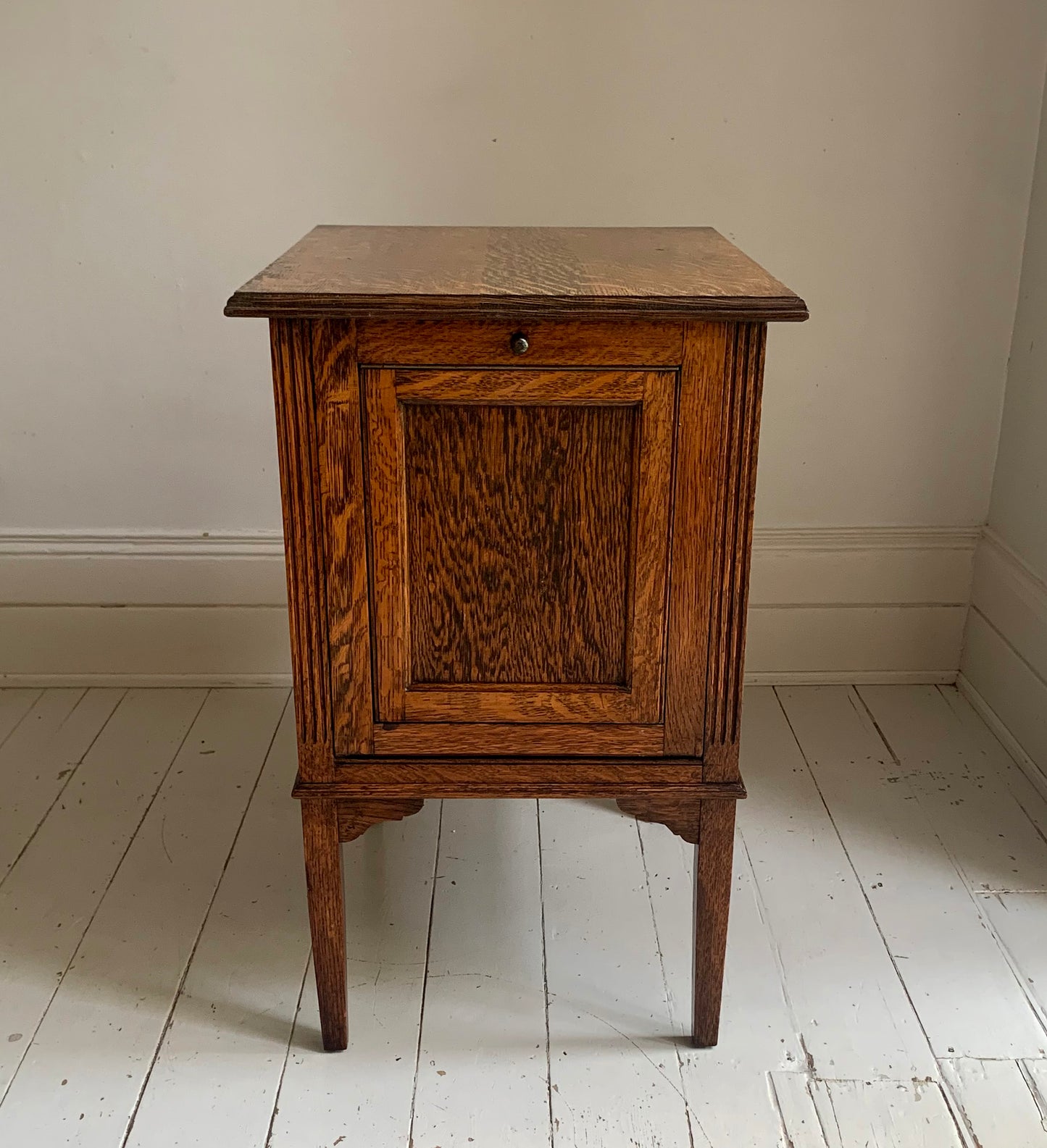 1930s Oak Filing Cabinet with Drop Down Front & Pull Out Filing - Barkingside