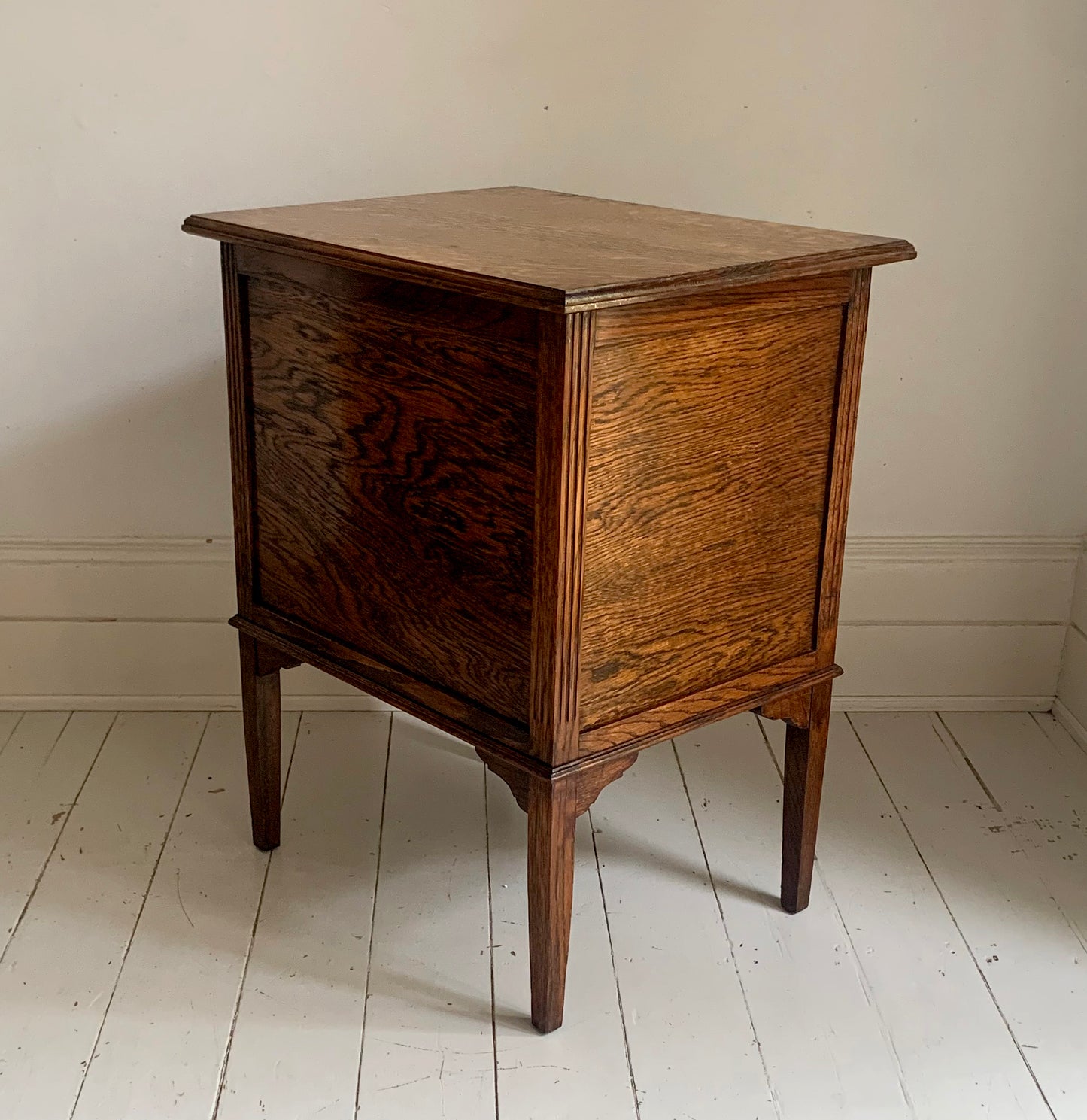 1930s Oak Filing Cabinet with Drop Down Front & Pull Out Filing - Barkingside