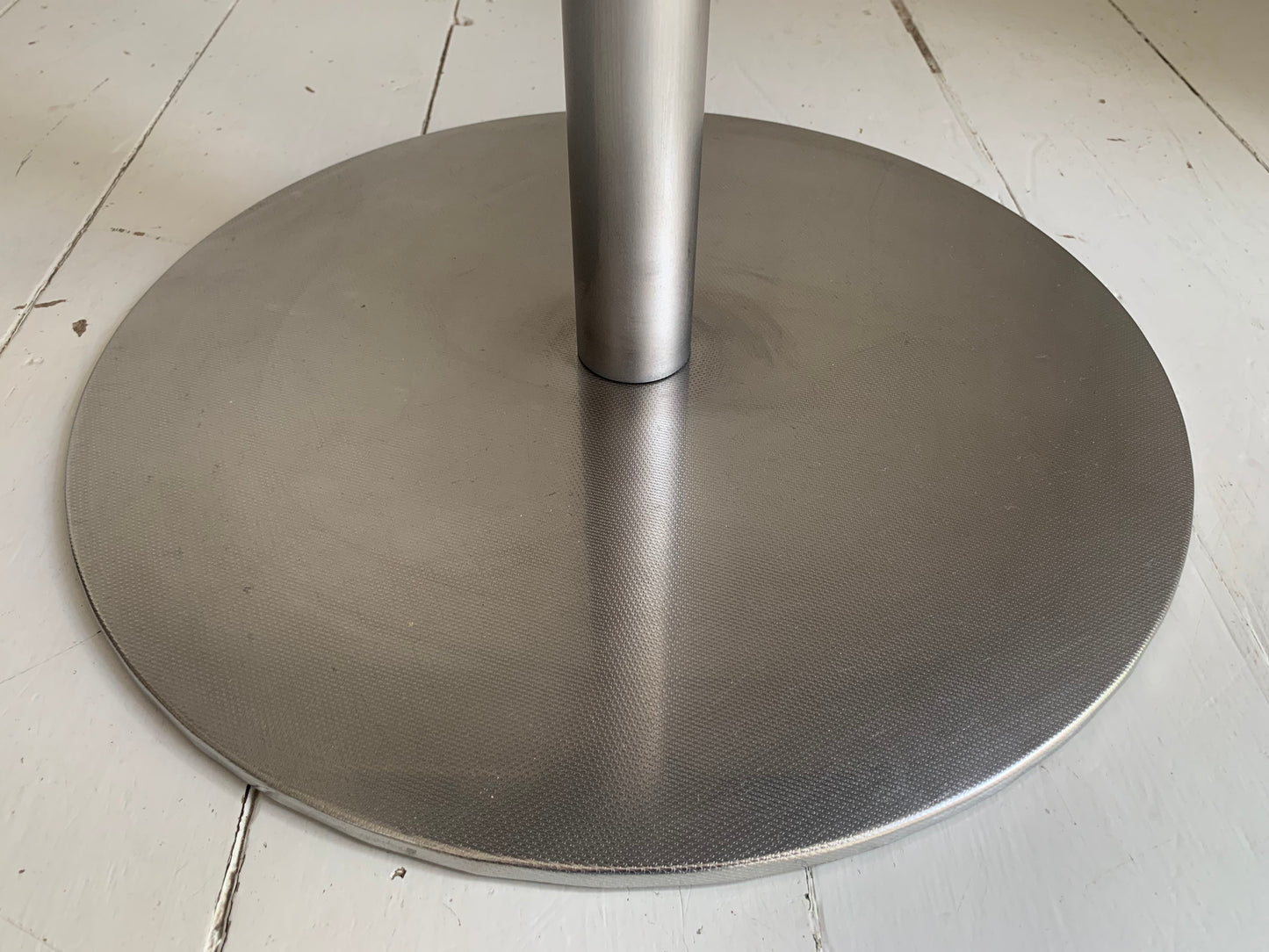 Lapalma Lem Stools x 2, Black Seat, Matt Chrome, Height Adjustable Bar Stools