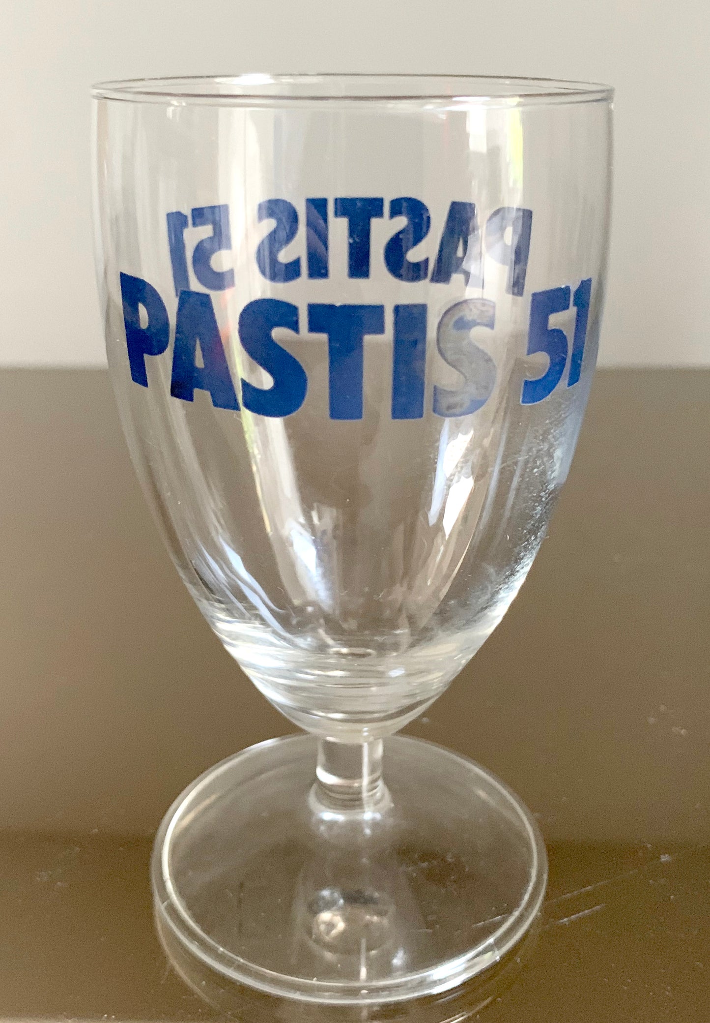 3 x Vintage French Pastis Glasses, Ricard Anisette, Pastis 51 & Pastis Janot