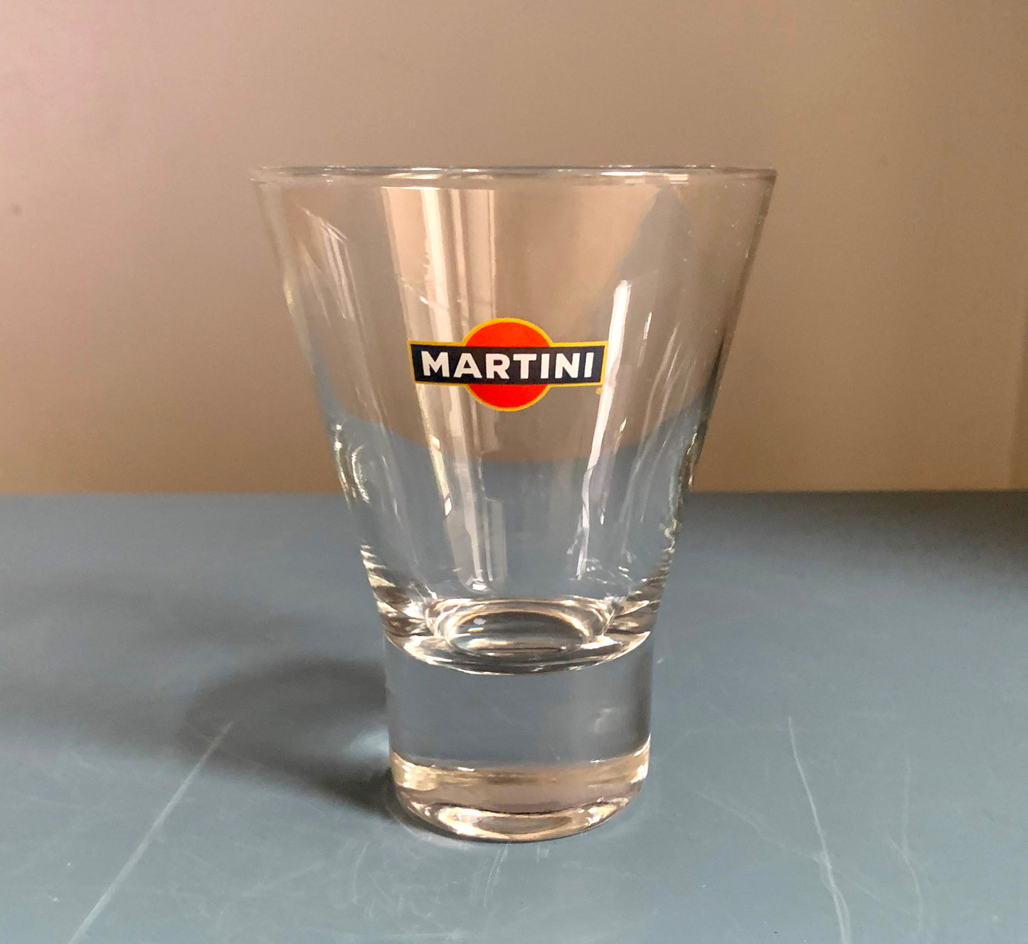 6 x Vintage Martini Conical Cocktail, Heavy Bottomed Tumblers / Glasses, Boxed