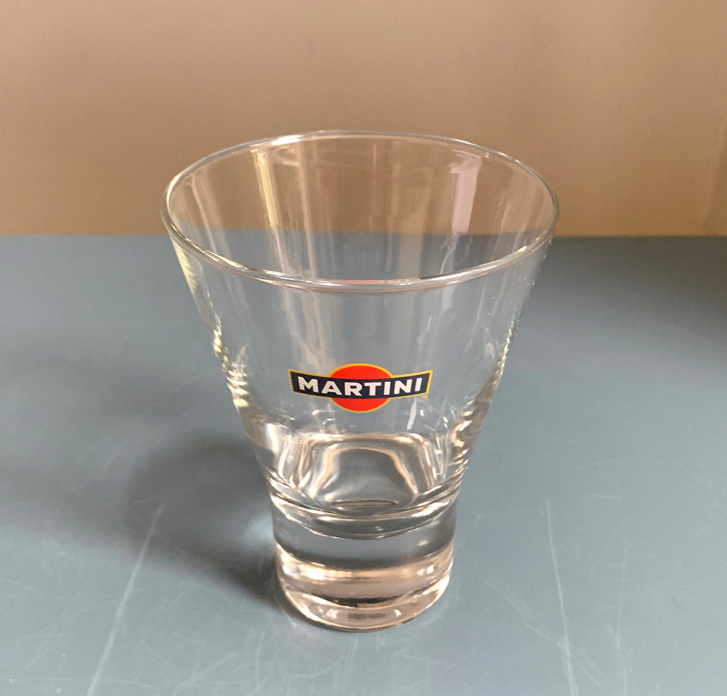 6 x Vintage Martini Conical Cocktail, Heavy Bottomed Tumblers / Glasses, Boxed