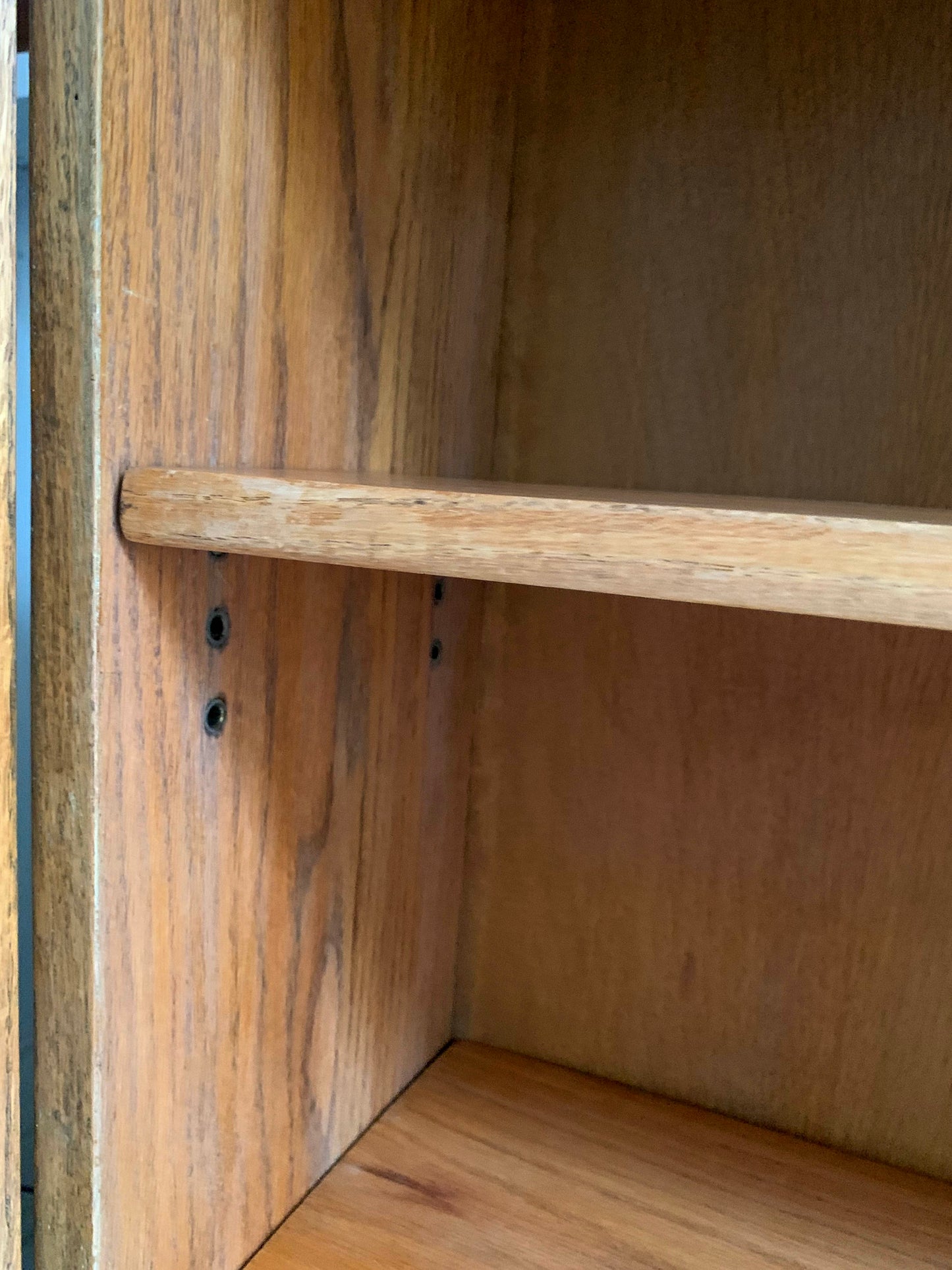 Antique Edwardian Astragal Glazed Front Lockable Cabinet with Adjustable Shelves