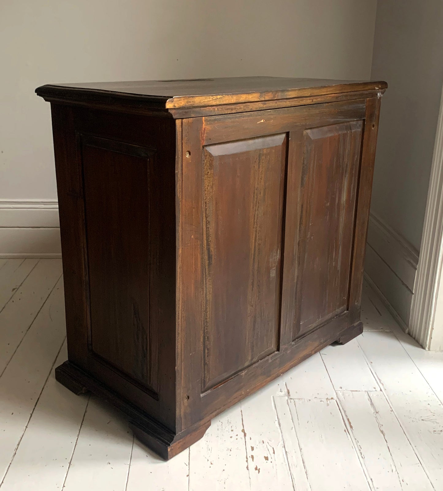 Antique Georgian Two Over Four Mahogany Chest Of Drawers