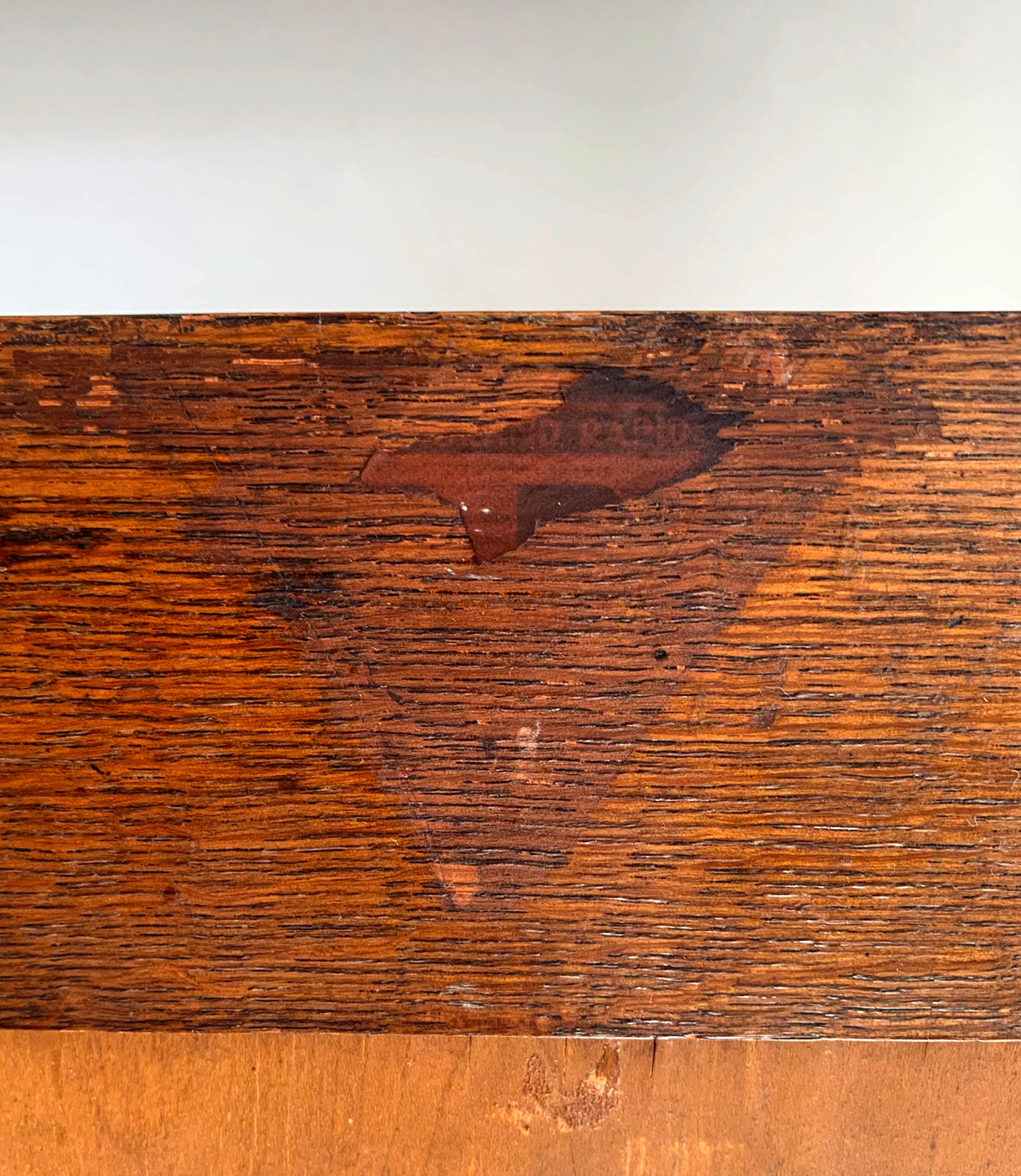 Antique Oak Grand Rapids Barrister Modular Two-Tier Stacking Bookcase Cabinet