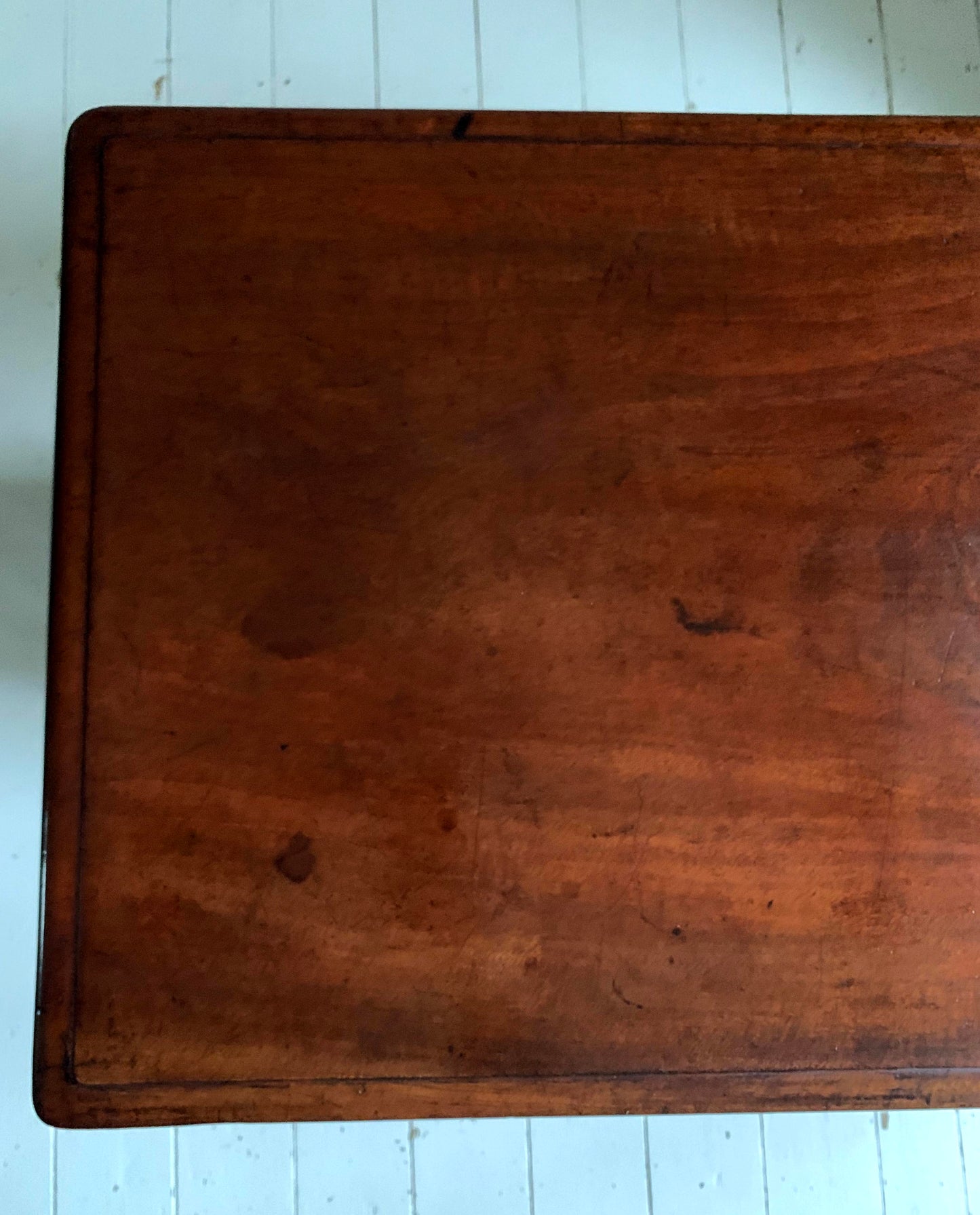 Antique Victorian Mahogany Barley Twist Stretcher Side Console Table