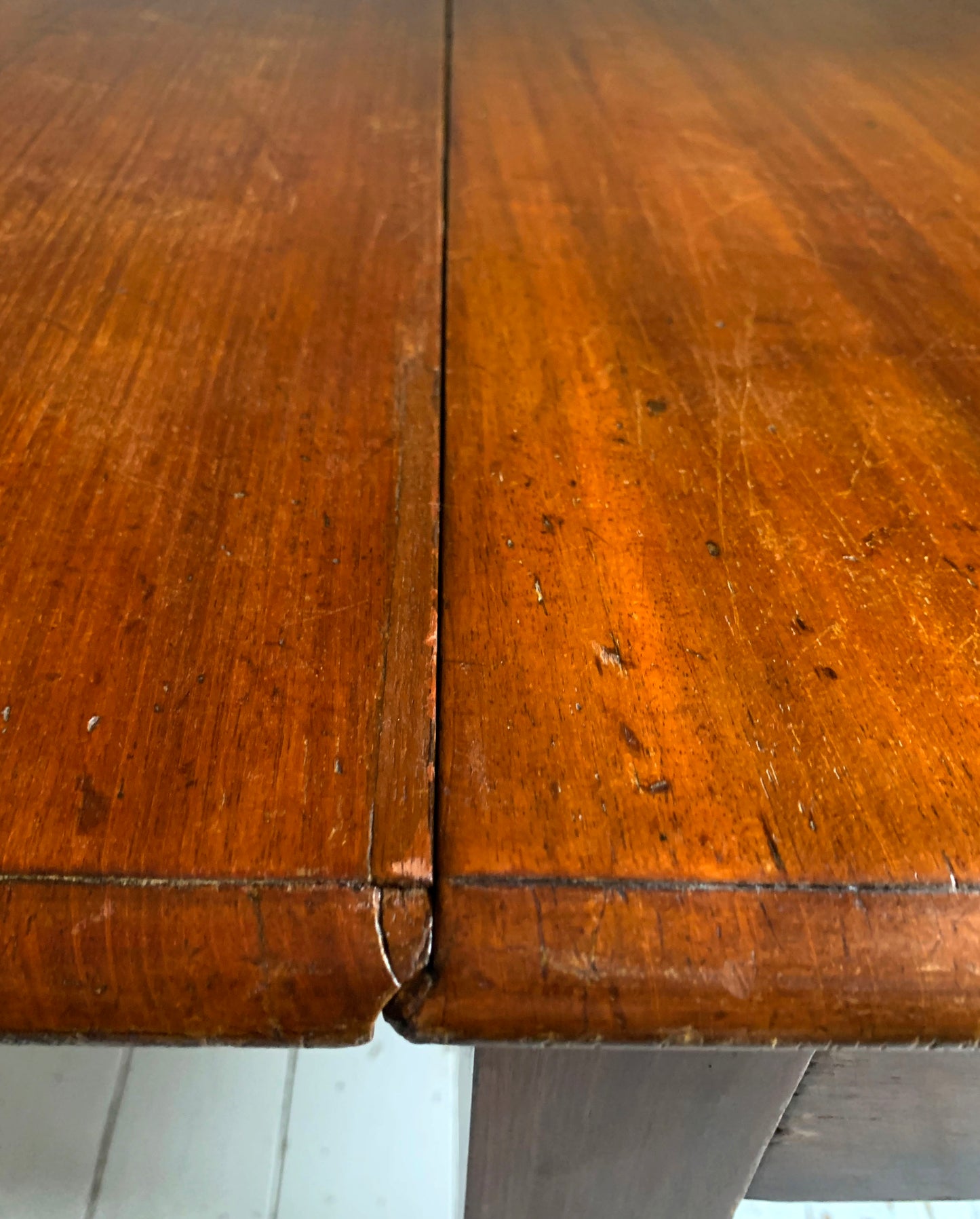 Antique Victorian Mahogany Pembroke Drop Leaf Table on Castors w/ Cutlery Drawer