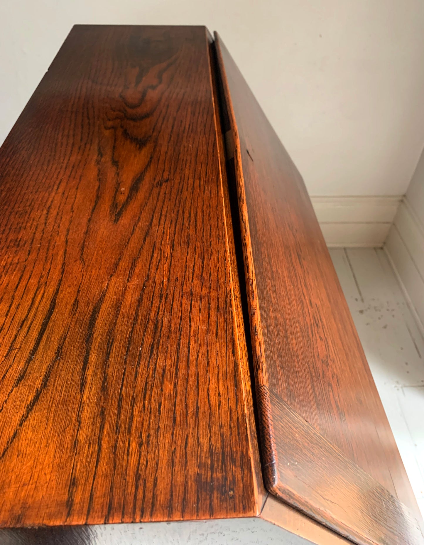 Arts & Craft Bureau/Front Fall Desk w/ Barristers Bookcase /Compartments