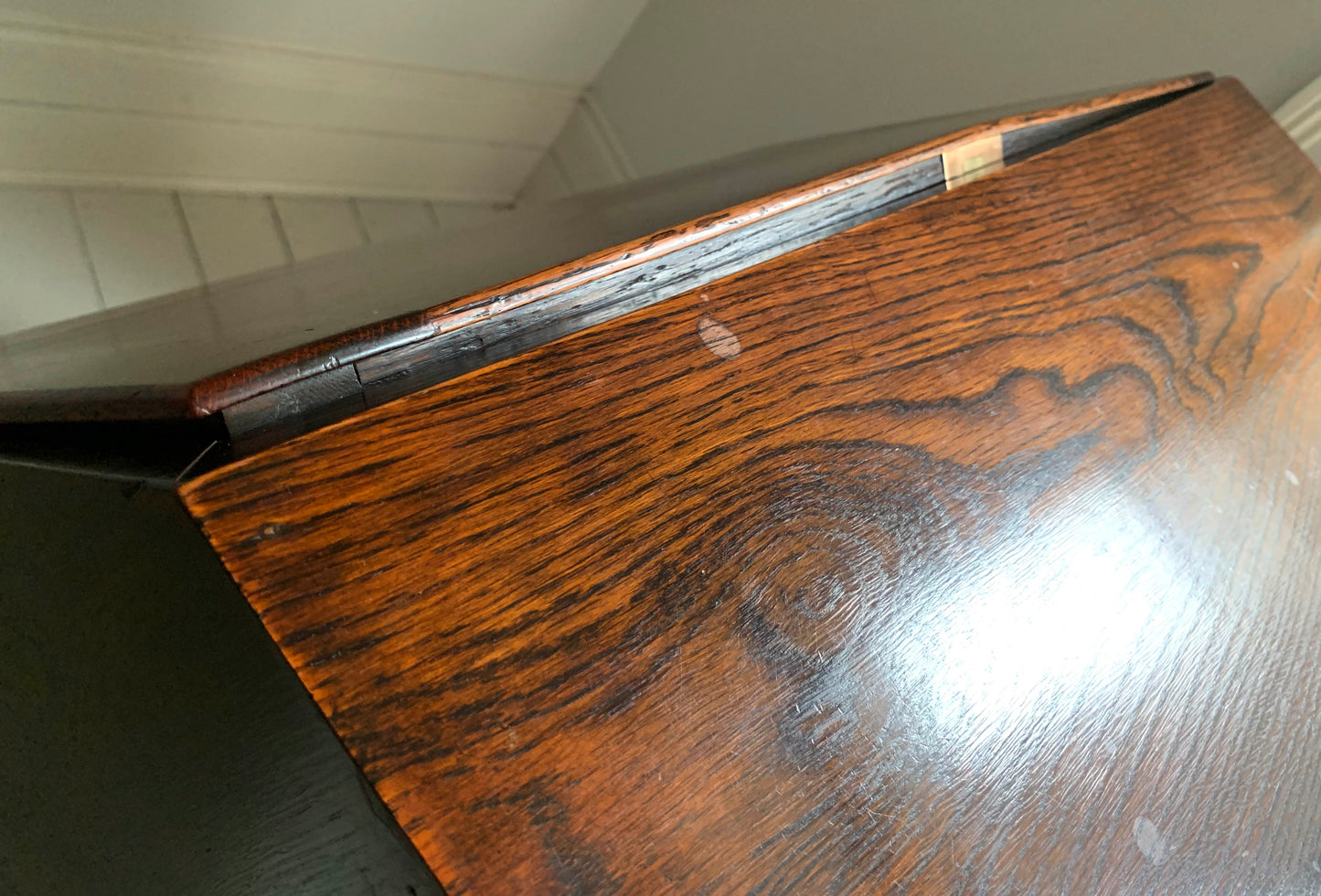 Arts & Craft Bureau/Front Fall Desk w/ Barristers Bookcase /Compartments