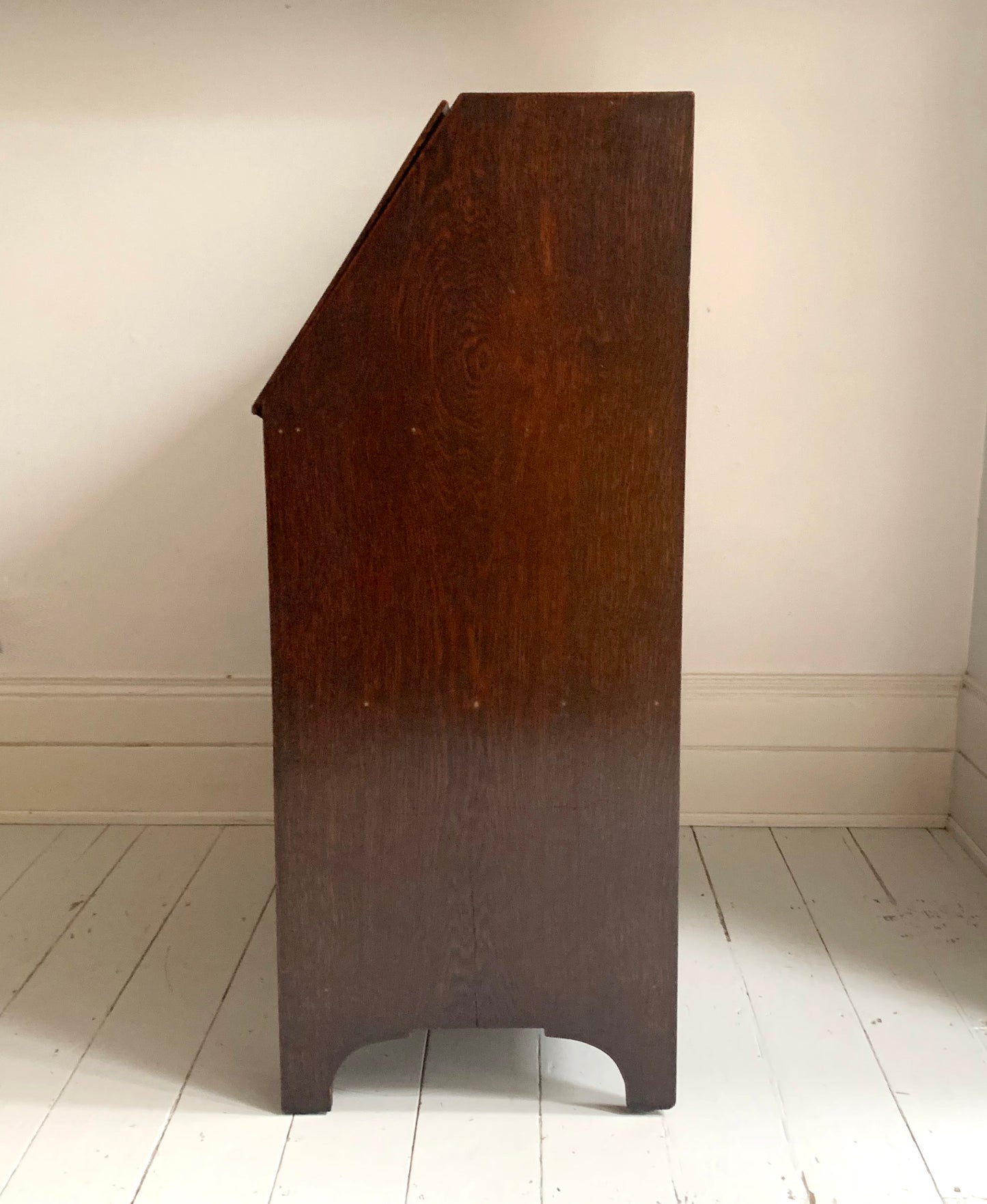 Arts & Craft Bureau/Front Fall Desk w/ Barristers Bookcase /Compartments