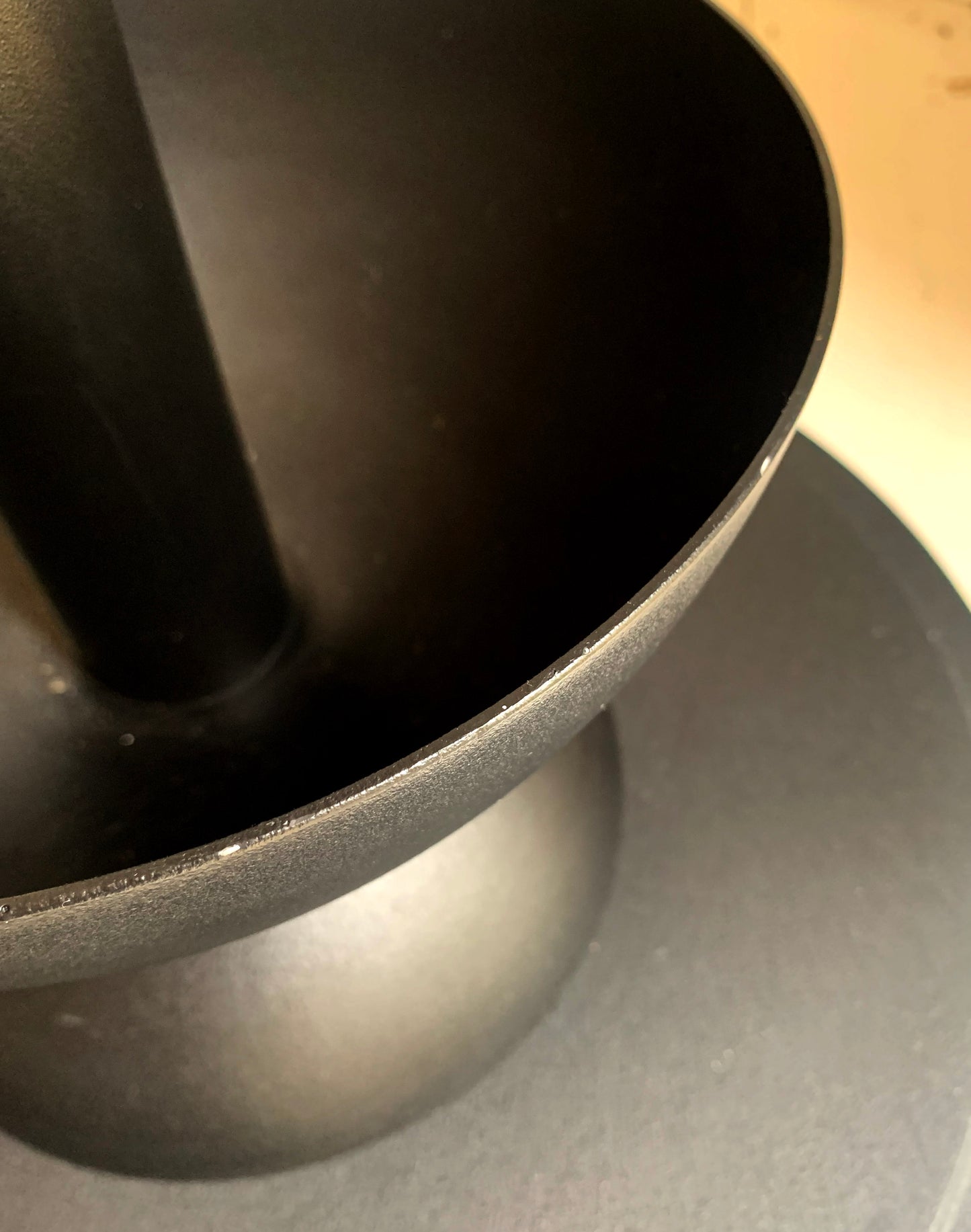 Sputnik / Atomic Style Black Cast Iron Coat & Umbrella Stand #1