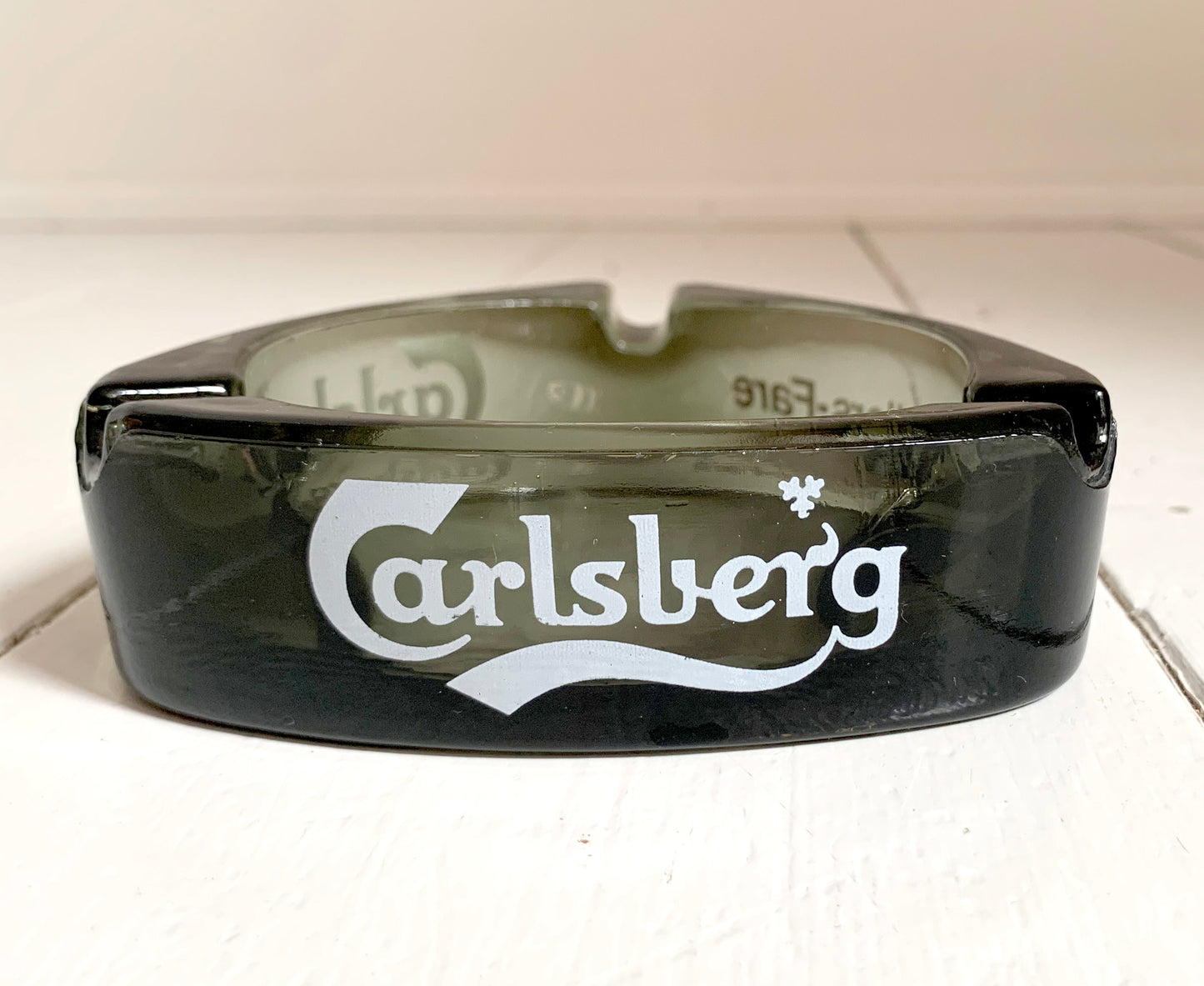 British Rail, Travellers-Fare Carlsberg Smoked Glass Ashtray