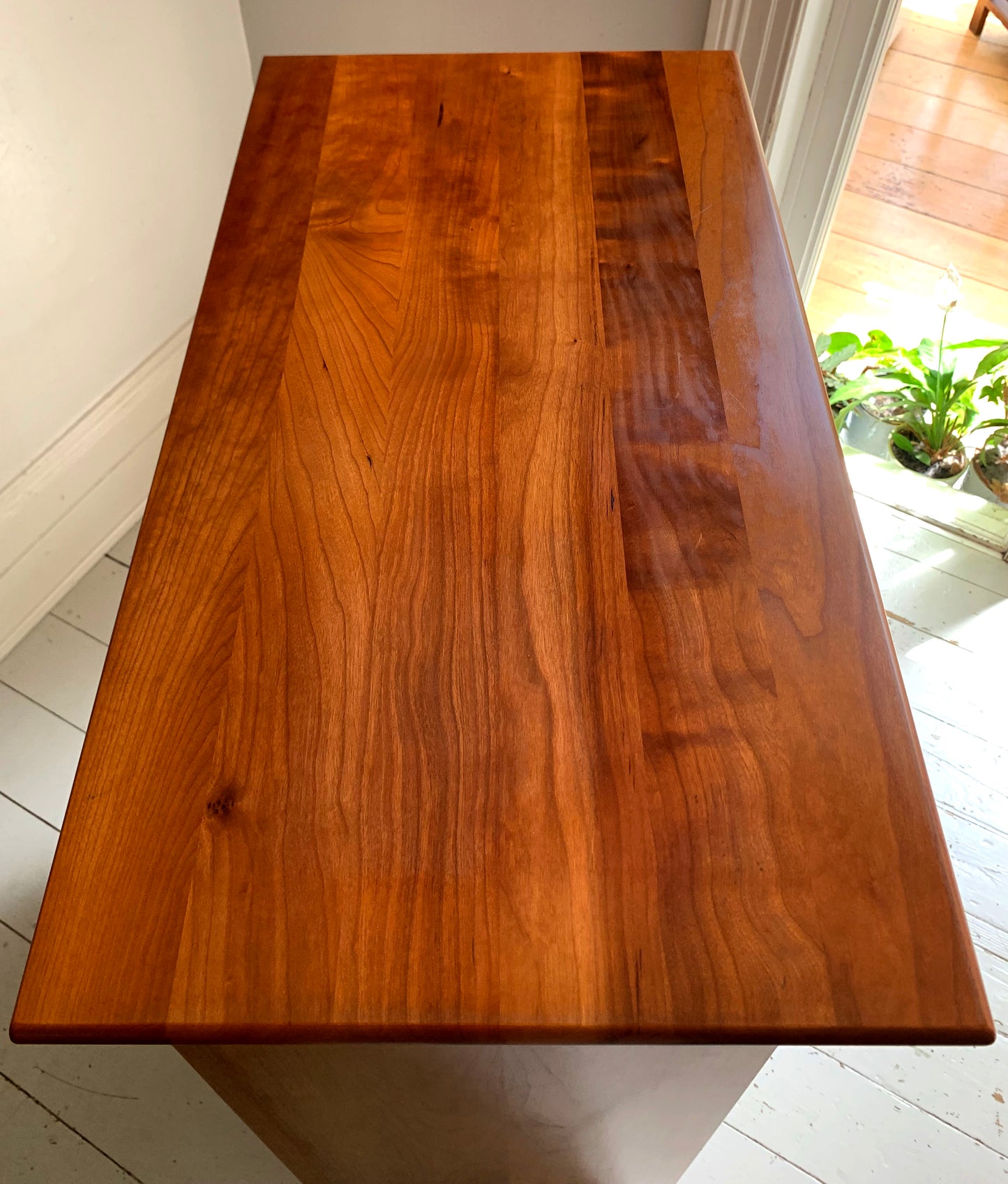 Stunning Danish Cherry Wood Hallway Cabinet by Aksel Kjersgaard