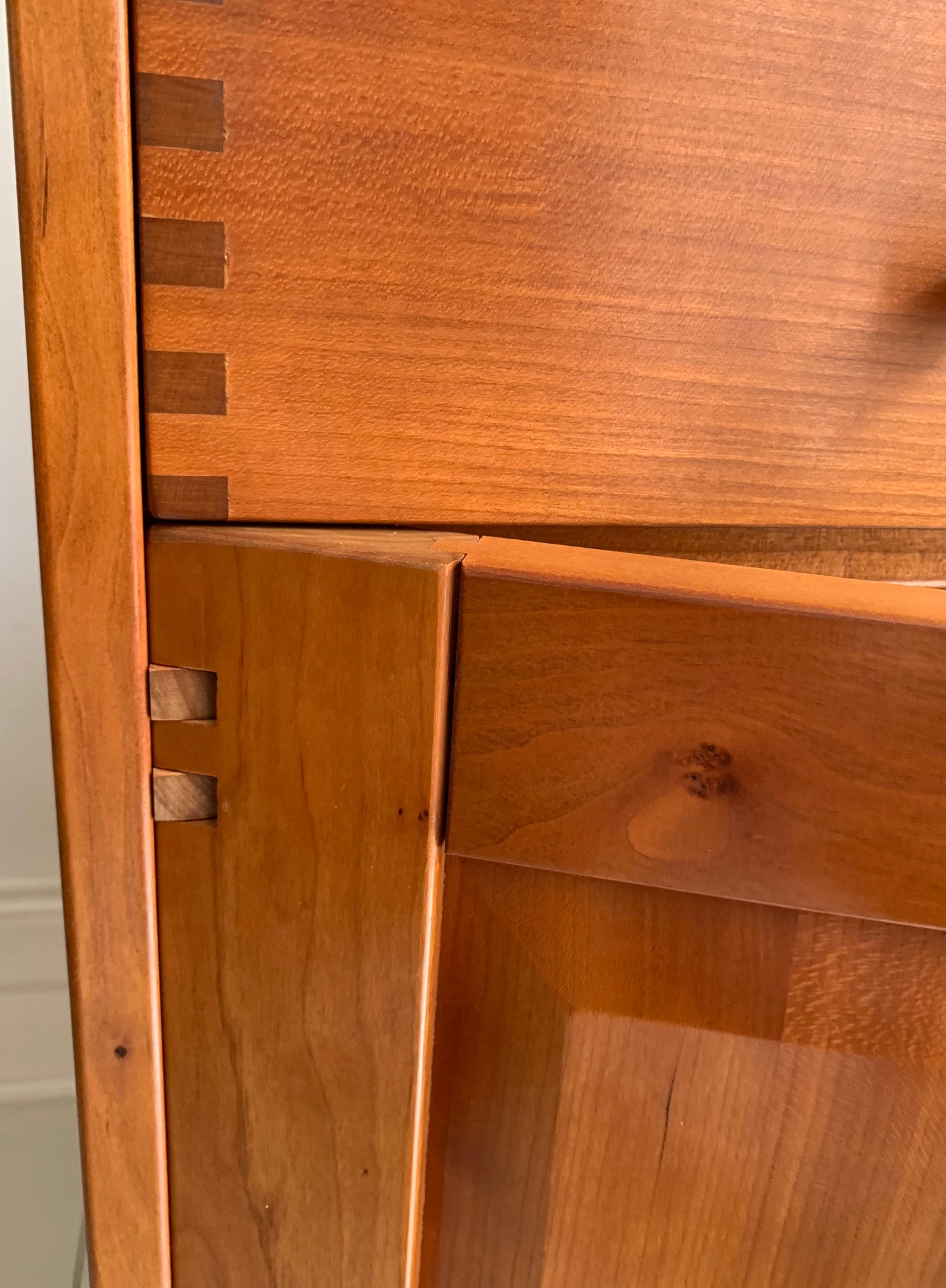 Stunning Danish Cherry Wood Hallway Cabinet by Aksel Kjersgaard