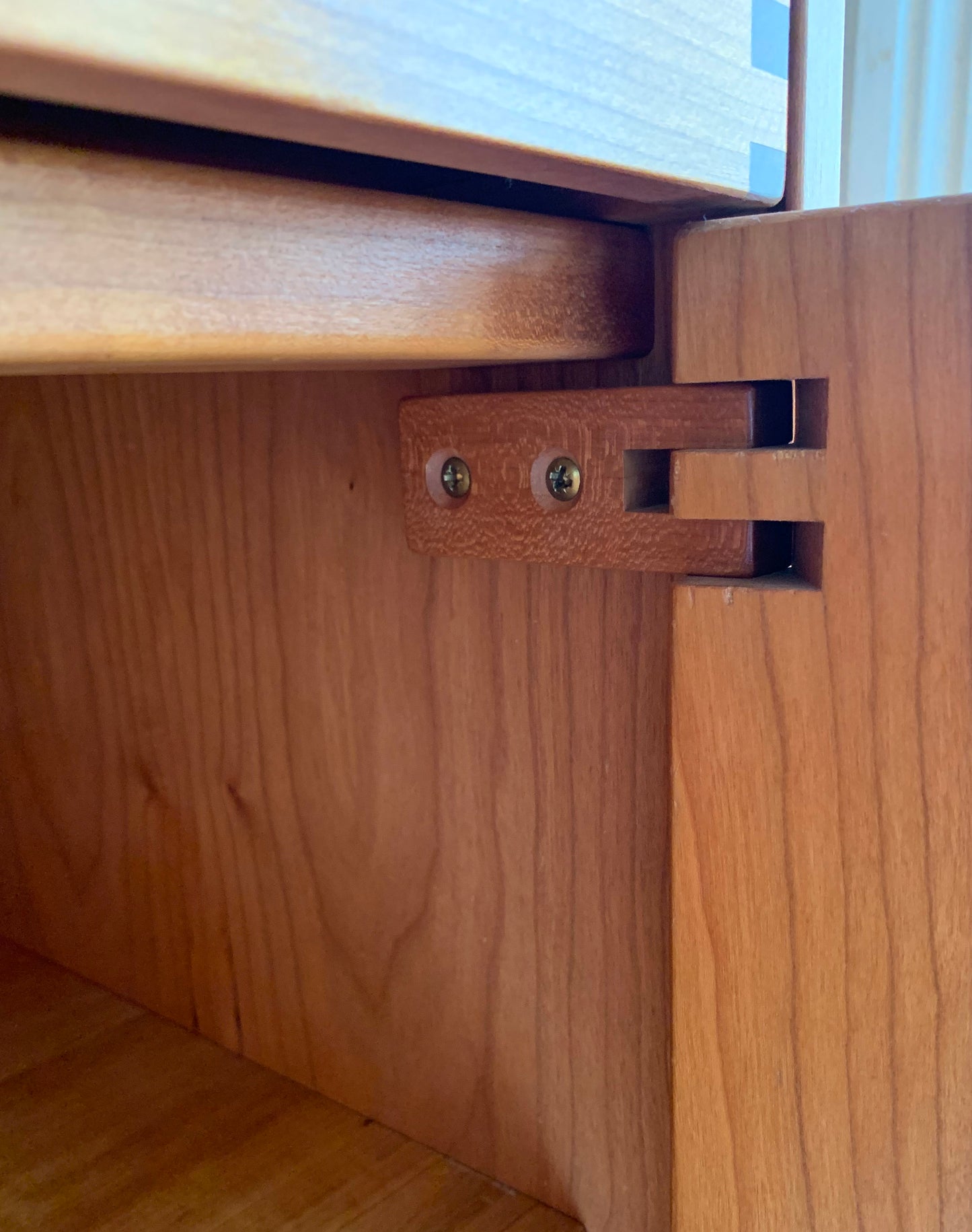 Stunning Danish Cherry Wood Hallway Cabinet by Aksel Kjersgaard