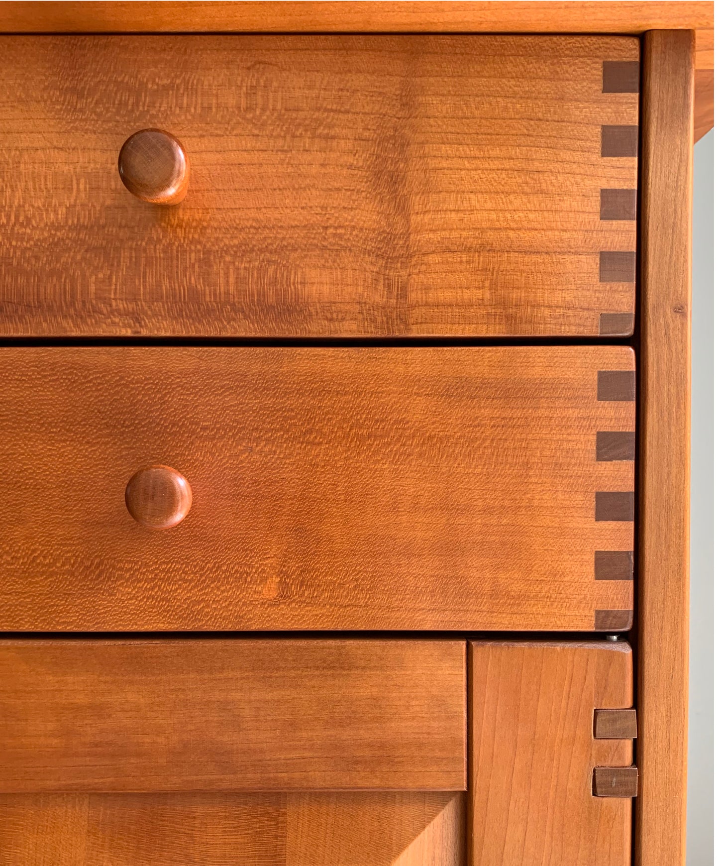 Stunning Danish Cherry Wood Hallway Cabinet by Aksel Kjersgaard