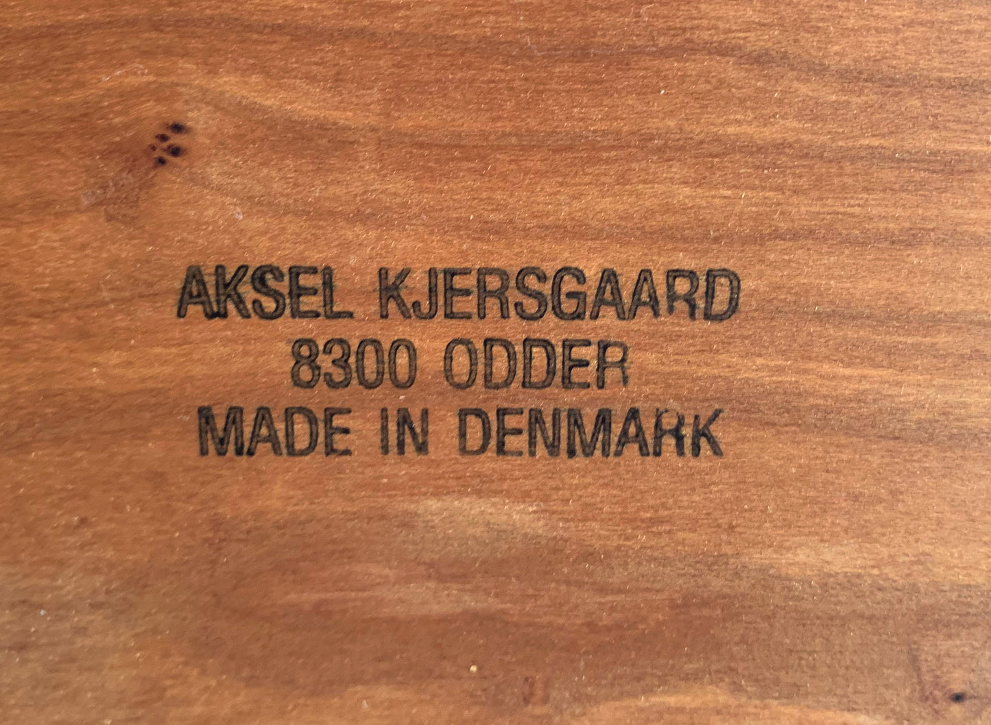 Stunning Danish Cherry Wood Hallway Cabinet by Aksel Kjersgaard