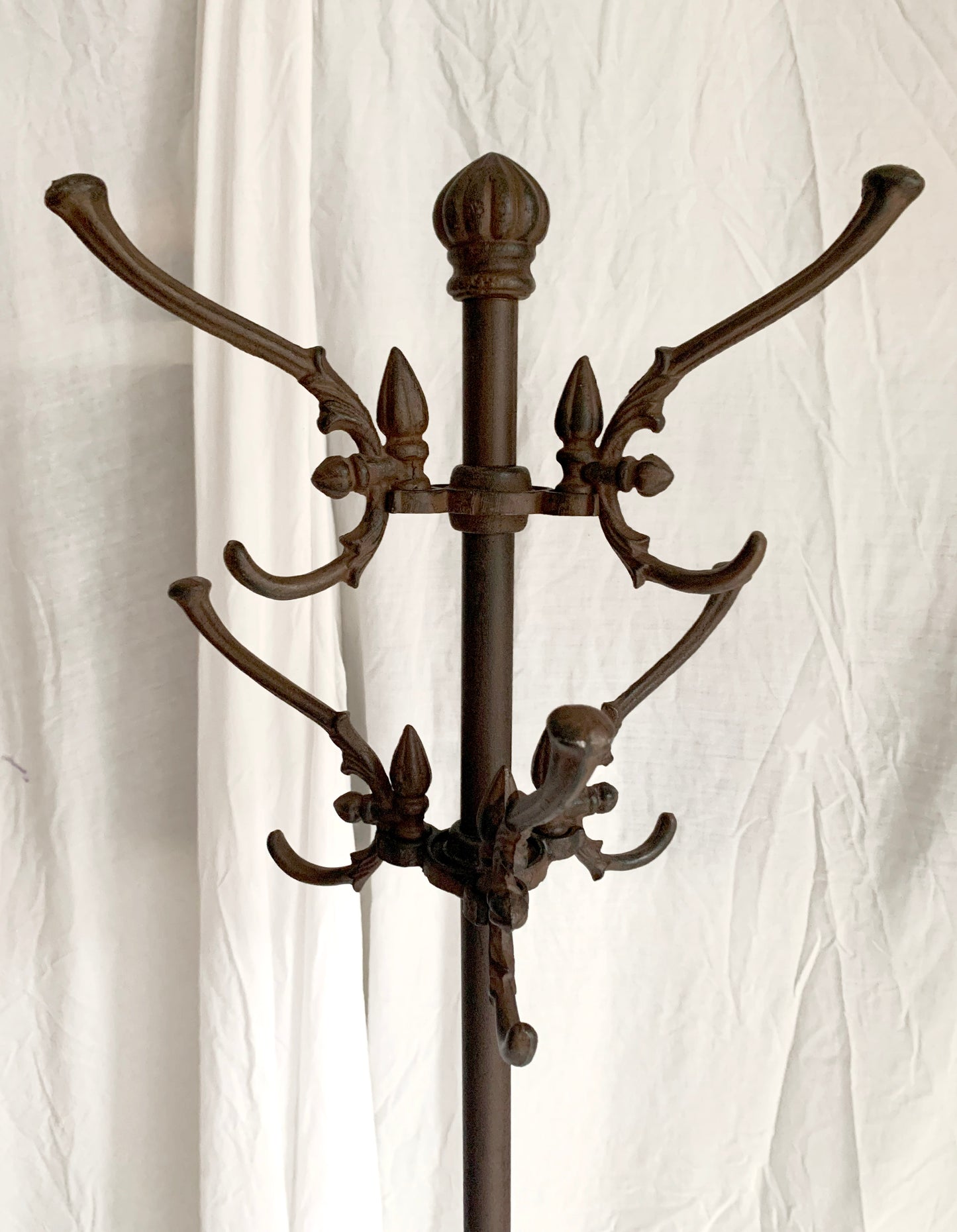 French Cast Iron Hat, Coat & Umbrella Stand - Delicately Ornate