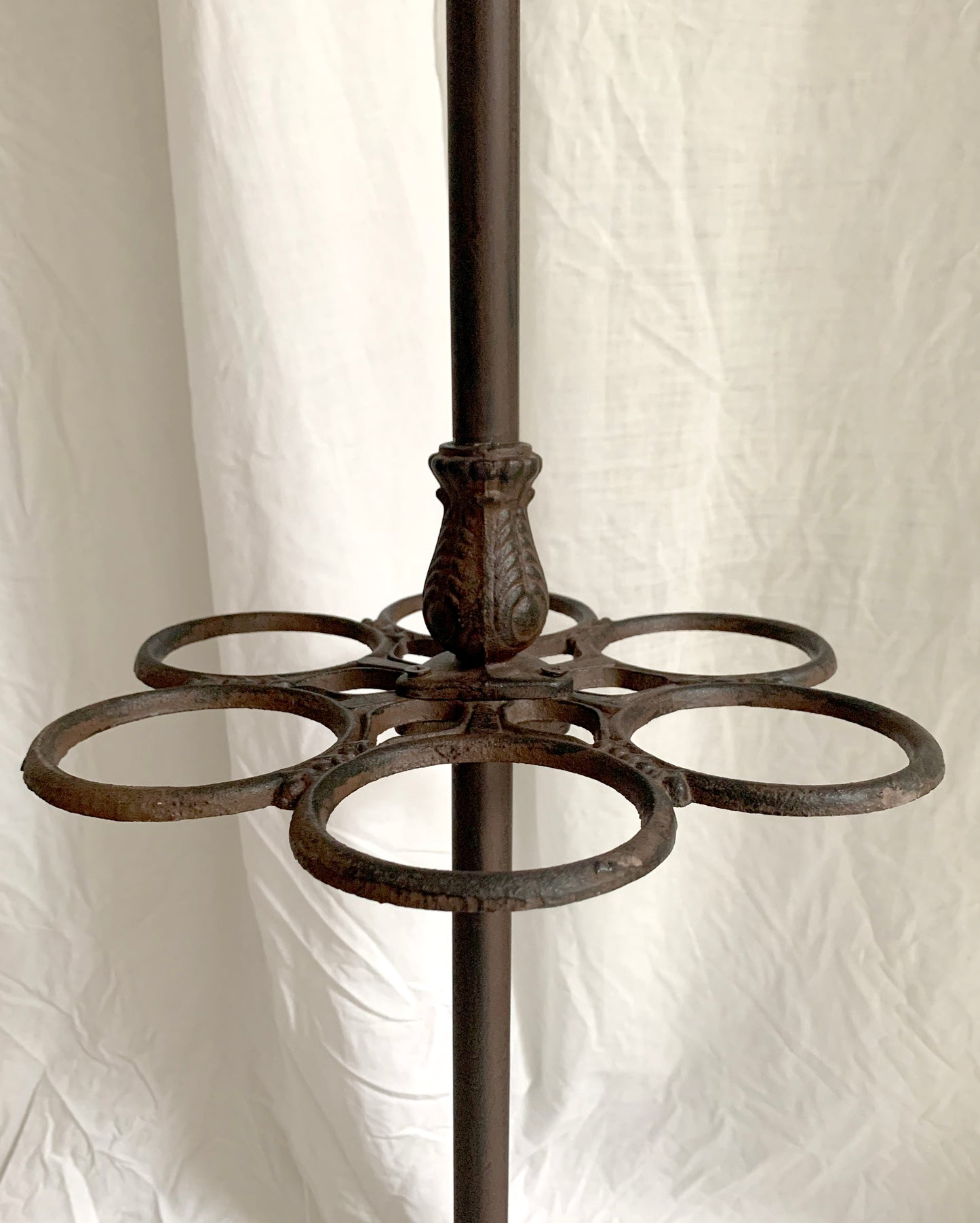 French Cast Iron Hat, Coat & Umbrella Stand - Delicately Ornate