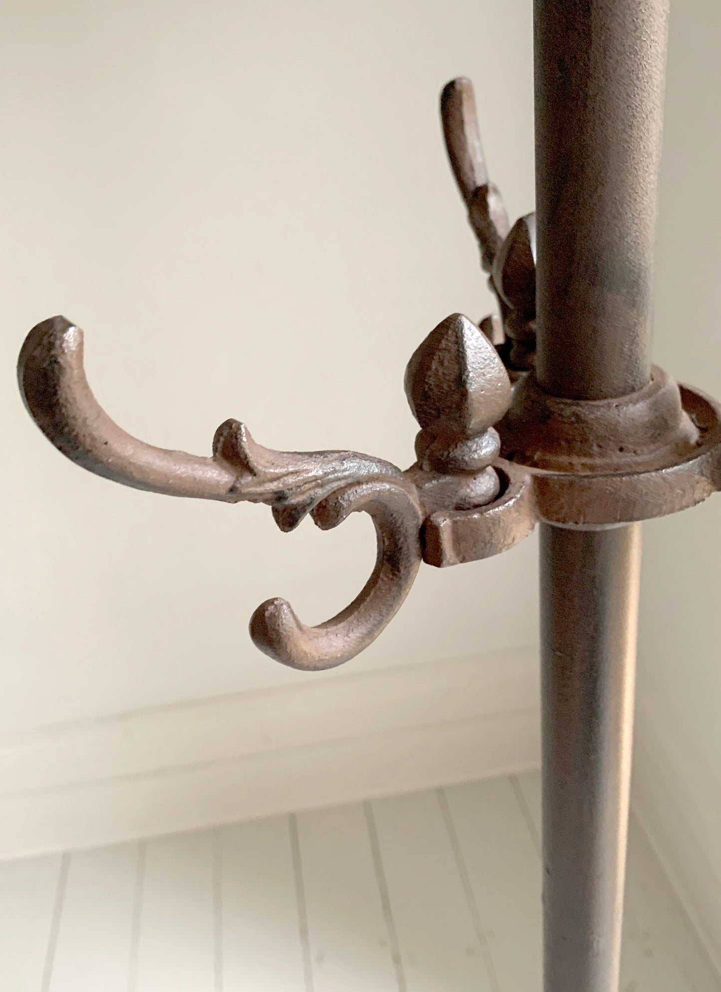 French Cast Iron Hat, Coat & Umbrella Stand - Delicately Ornate