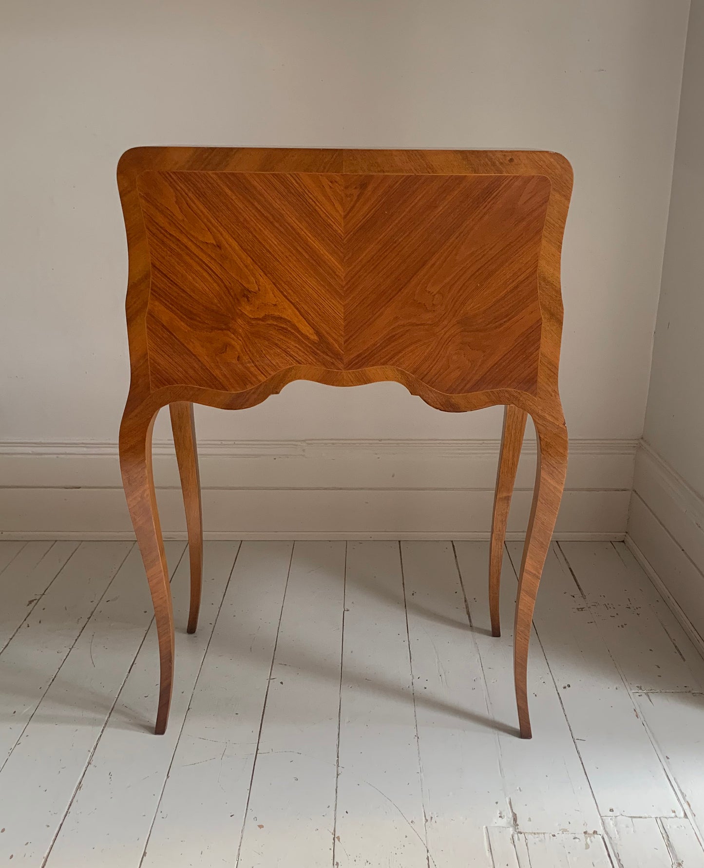 French Rococo-Style Secretaire / Bureau / Writing Desk with Intricate Parquetry
