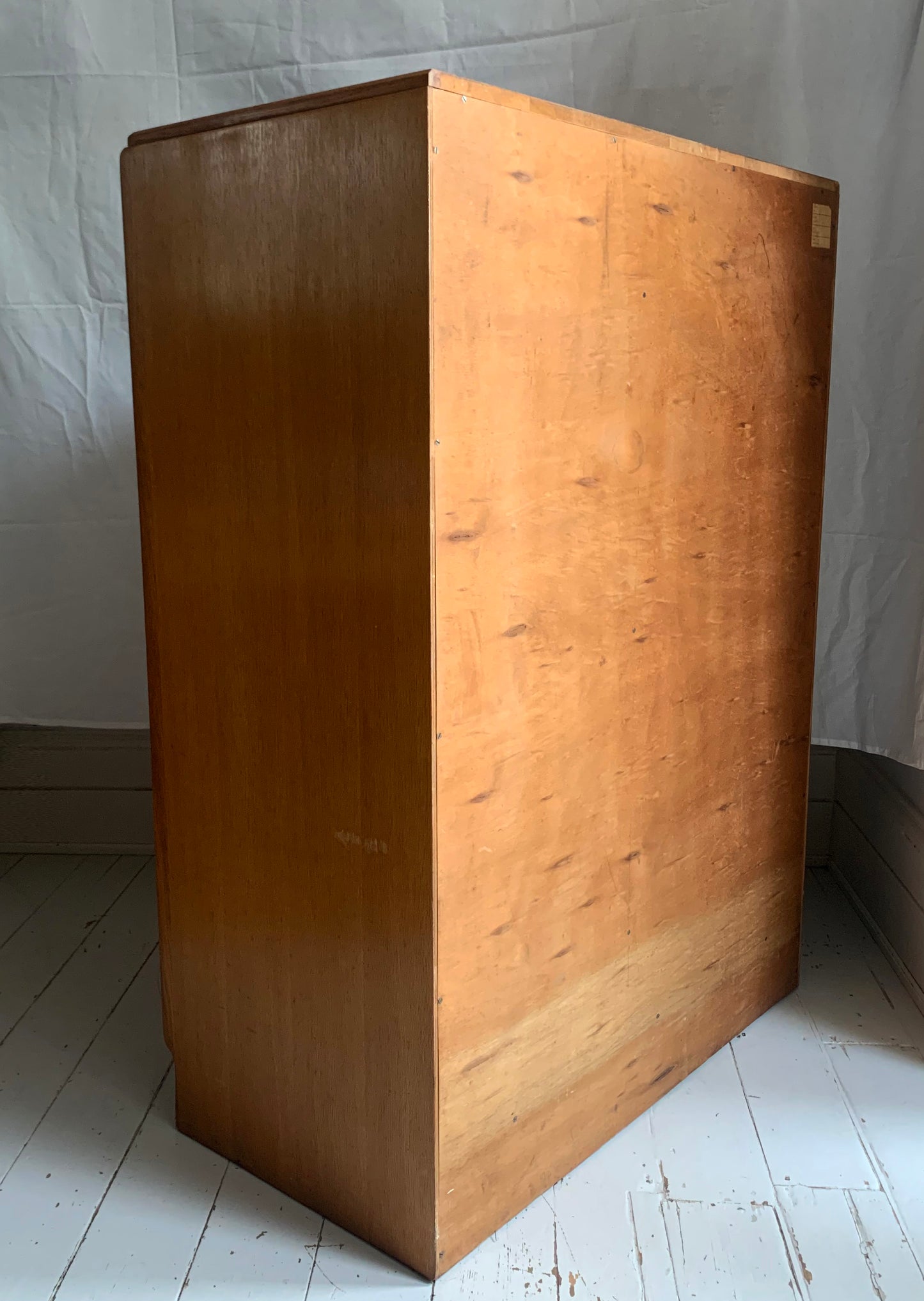 Mid Century G-Plan / E Gomme Teak Brandon Gentleman's Tall Boy Chest / Wardrobe