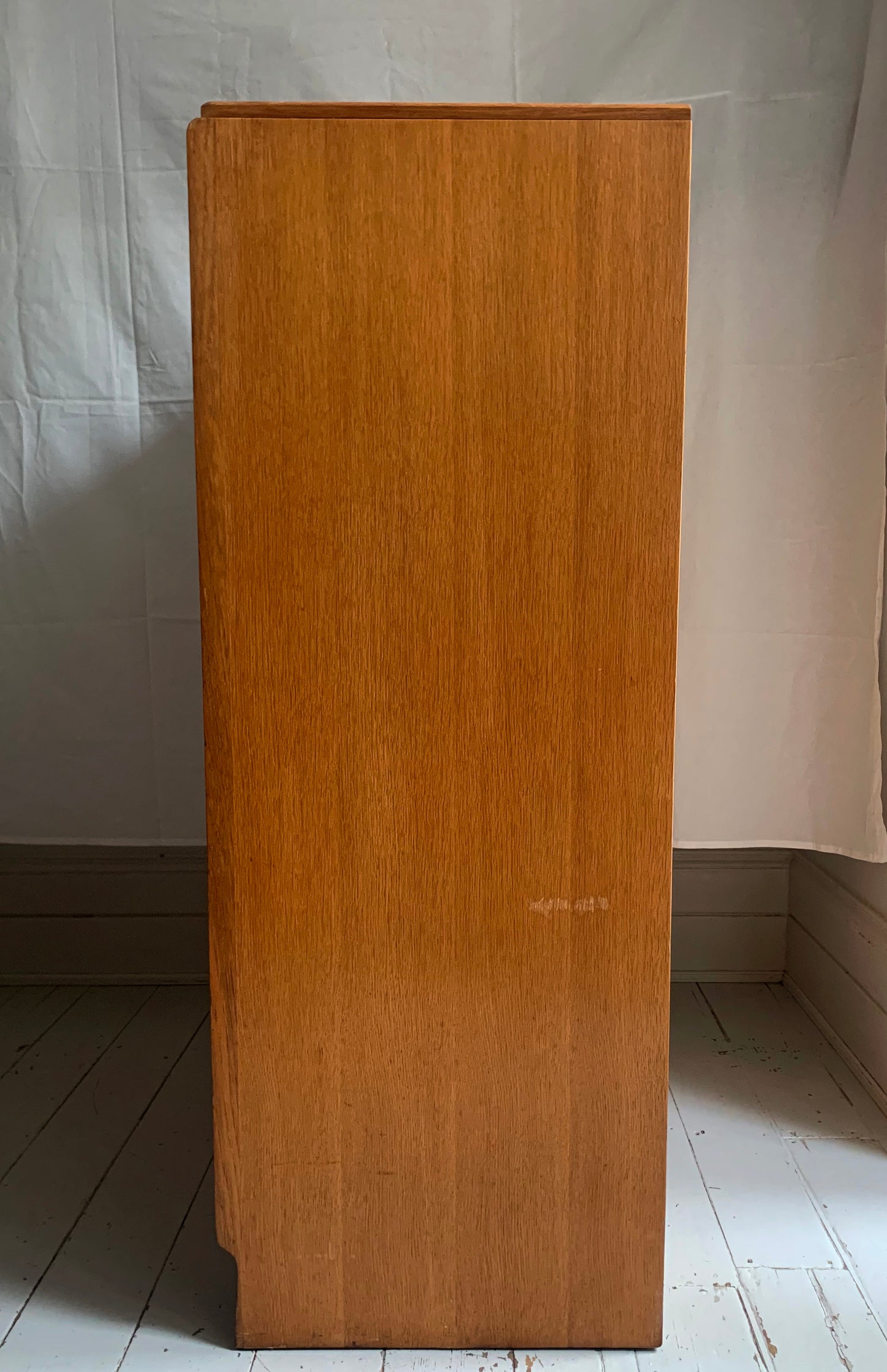 Mid Century G-Plan / E Gomme Teak Brandon Gentleman's Tall Boy Chest / Wardrobe